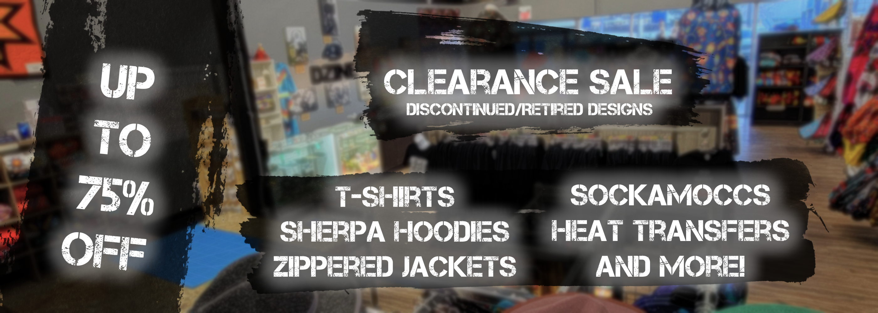 Retired Design Blowout