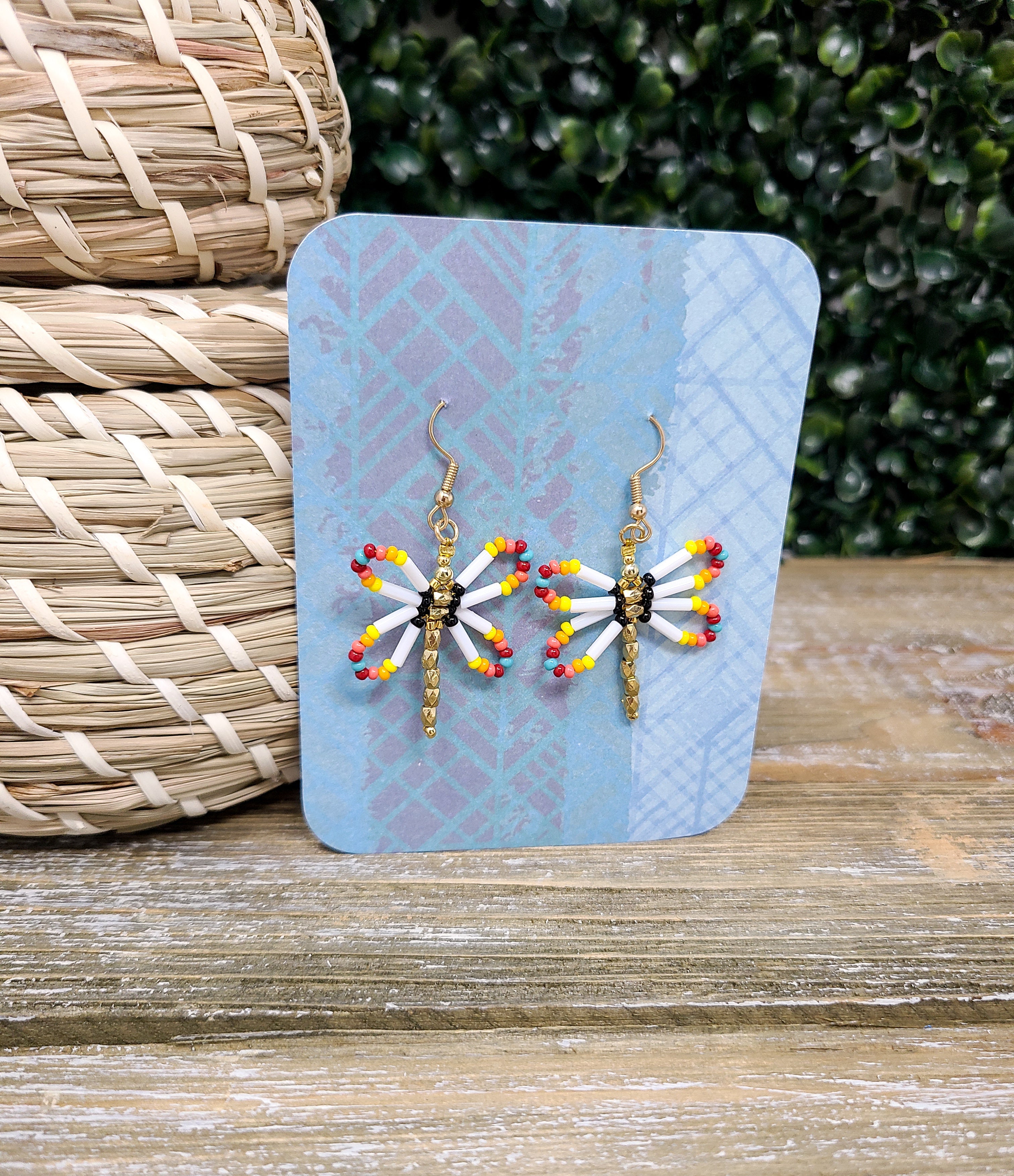 Geraldine Bekkattla Dragon Fly Earrings