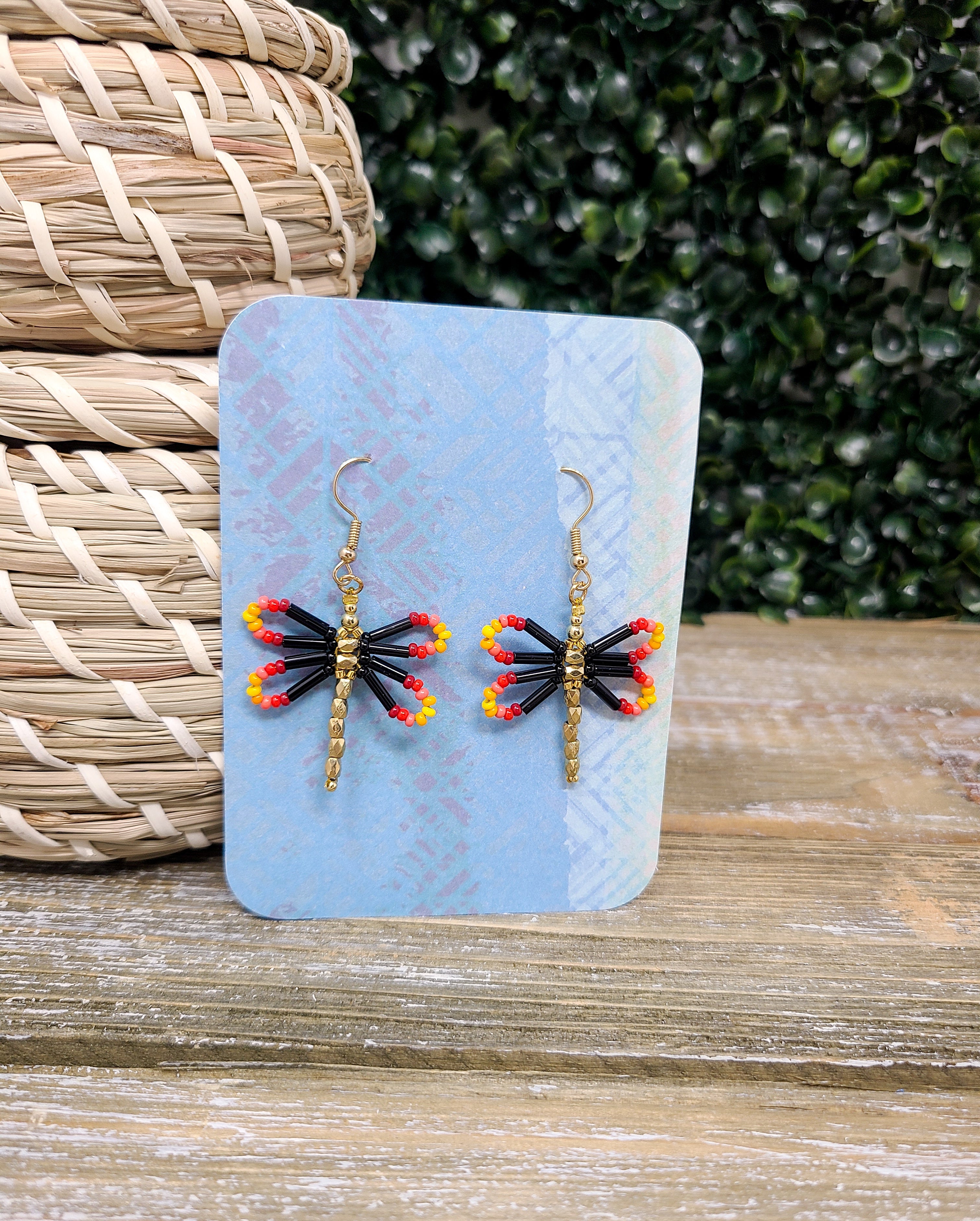 Geraldine Bekkattla Dragon Fly Earrings