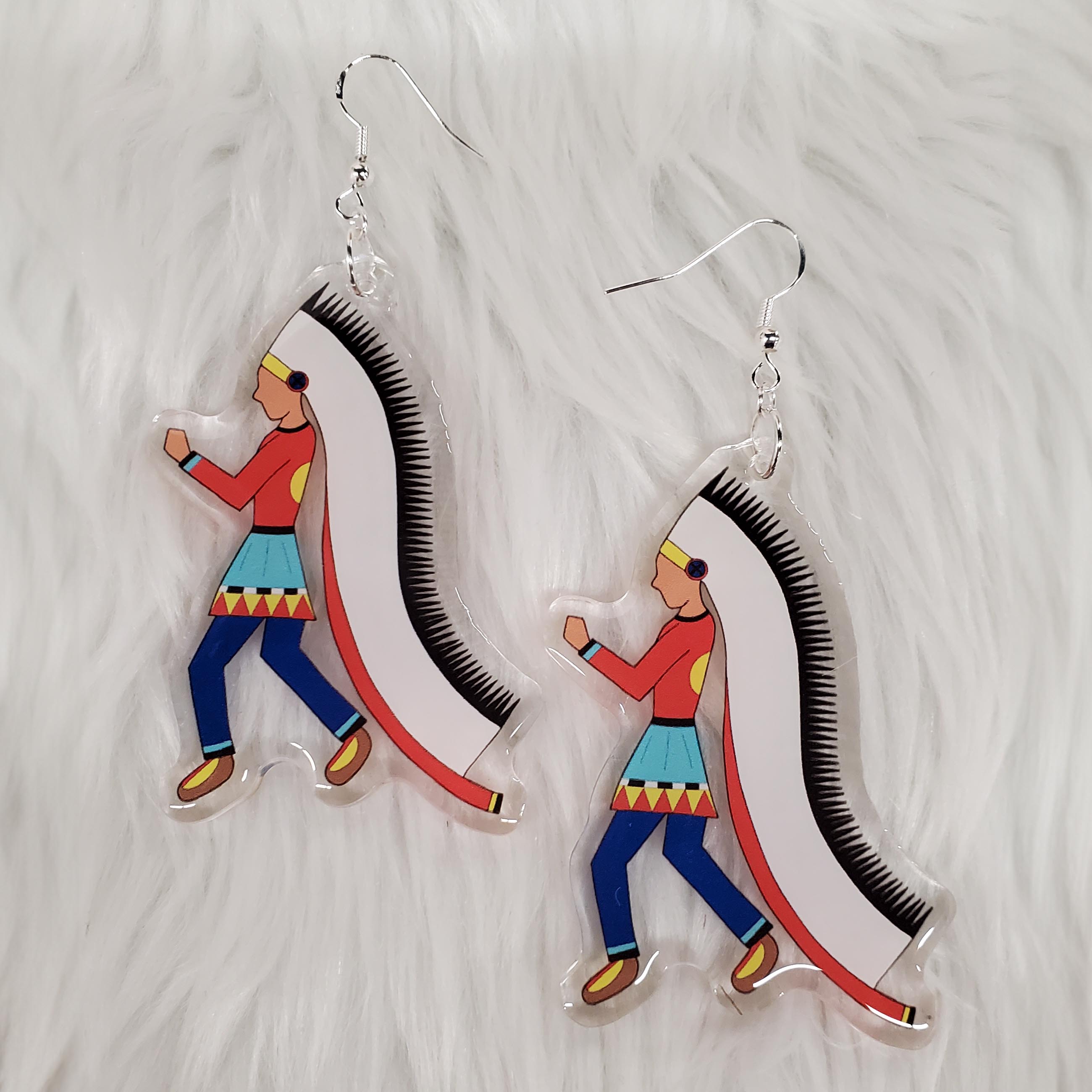 Ledger Warrior Earrings