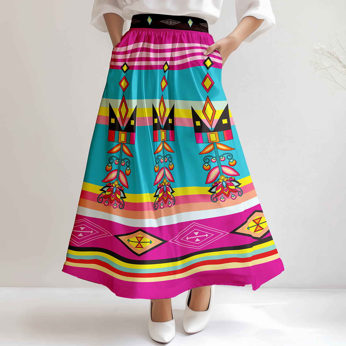 Crown of the Prairie Pink Skirt