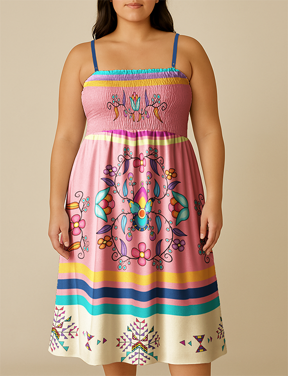 Frostfall Radiance Smock Top Dress