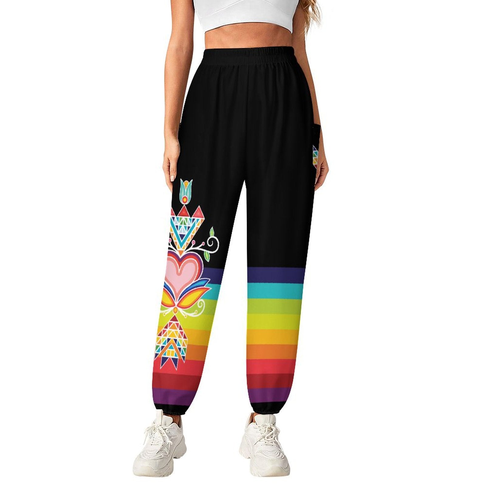 Montana Highlands Black Ribbon Joggers Sample