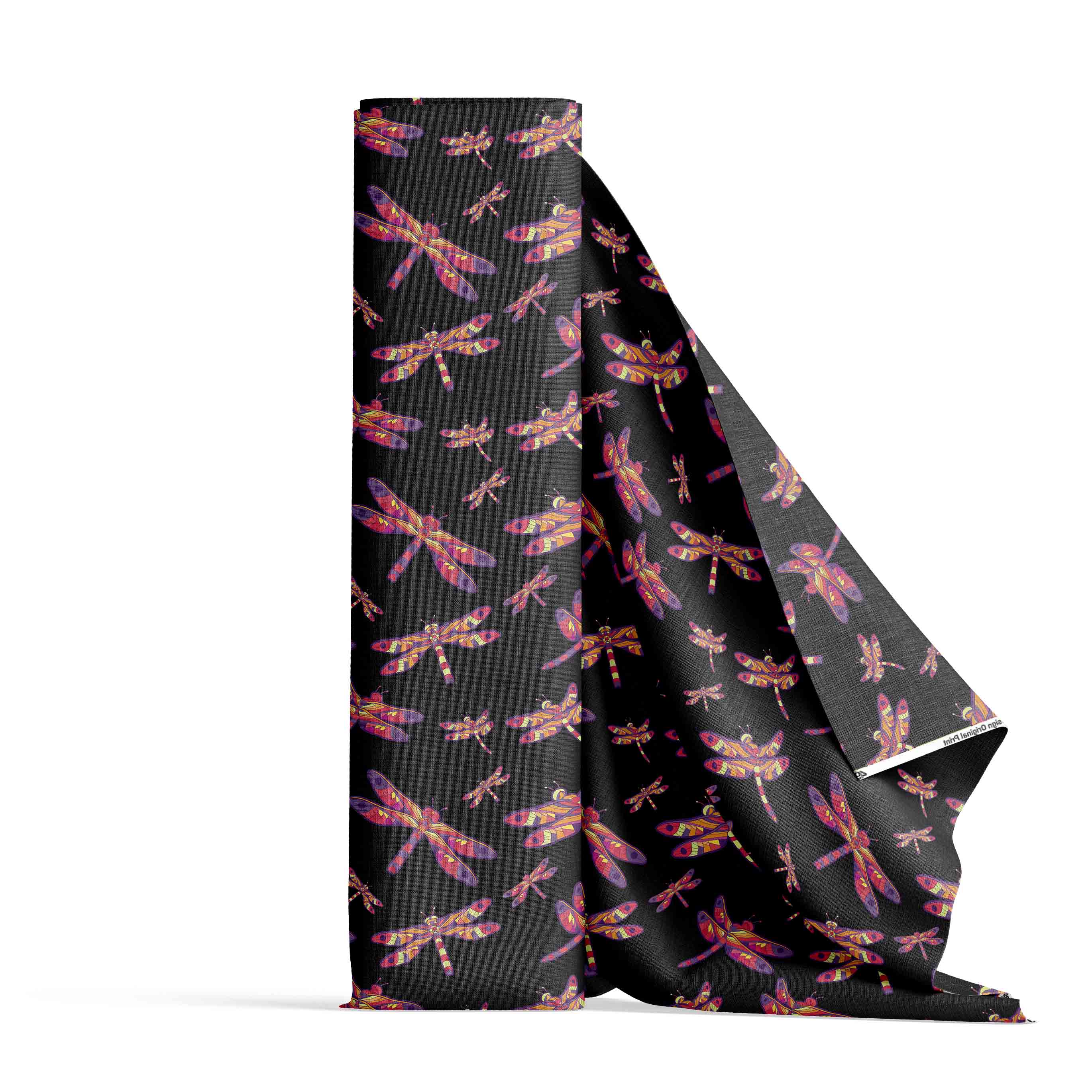 Gathering Noir Cotton Poplin Fabric By the Yard