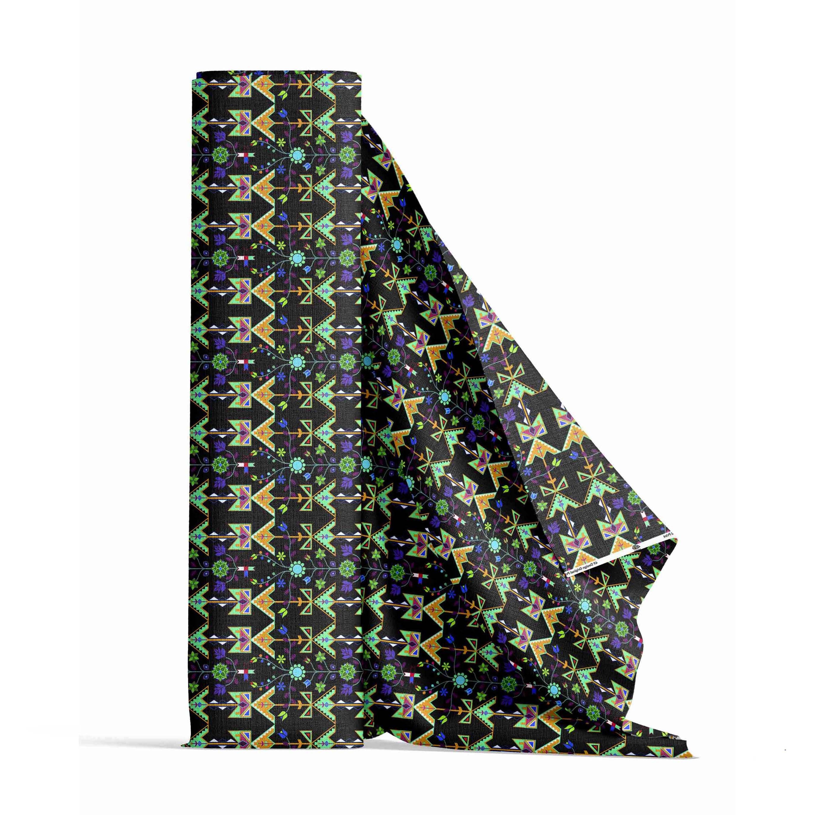 Itaopi Black Cotton Poplin Fabric