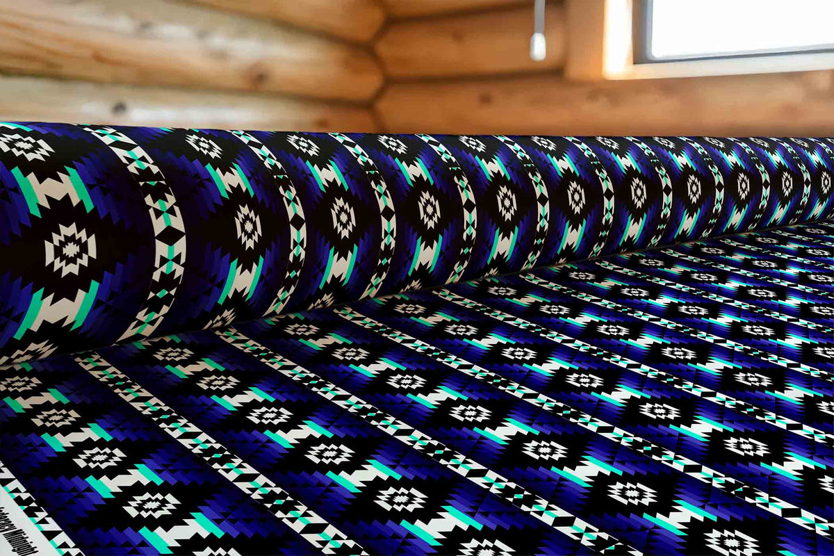 Cree Confederacy Midnight Cotton Poplin