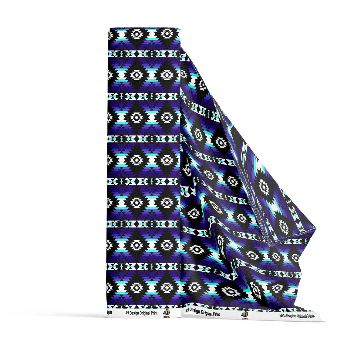 Cree Confederacy Midnight Cotton Poplin