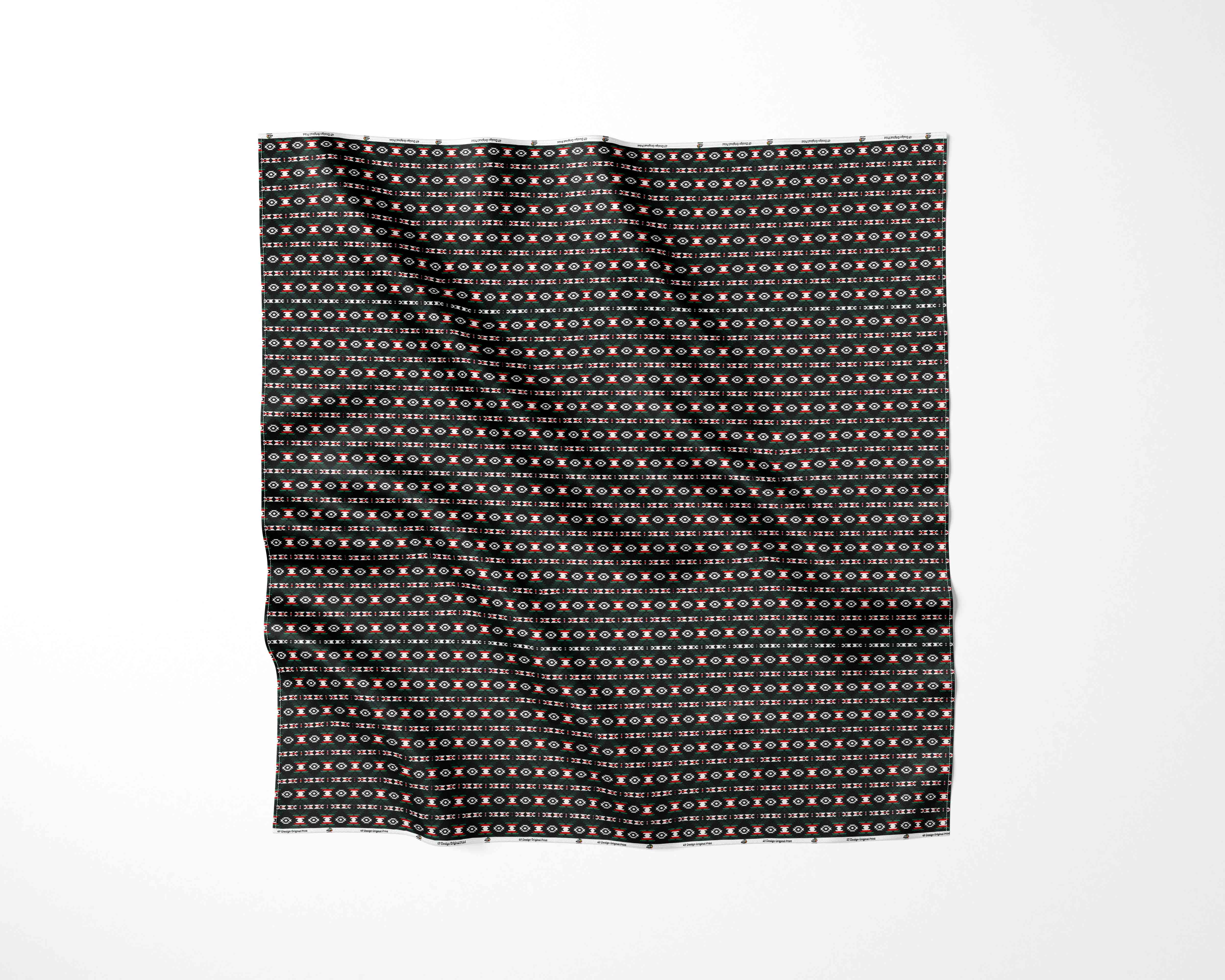 Cree Confederacy War Party Cotton Poplin Fabric