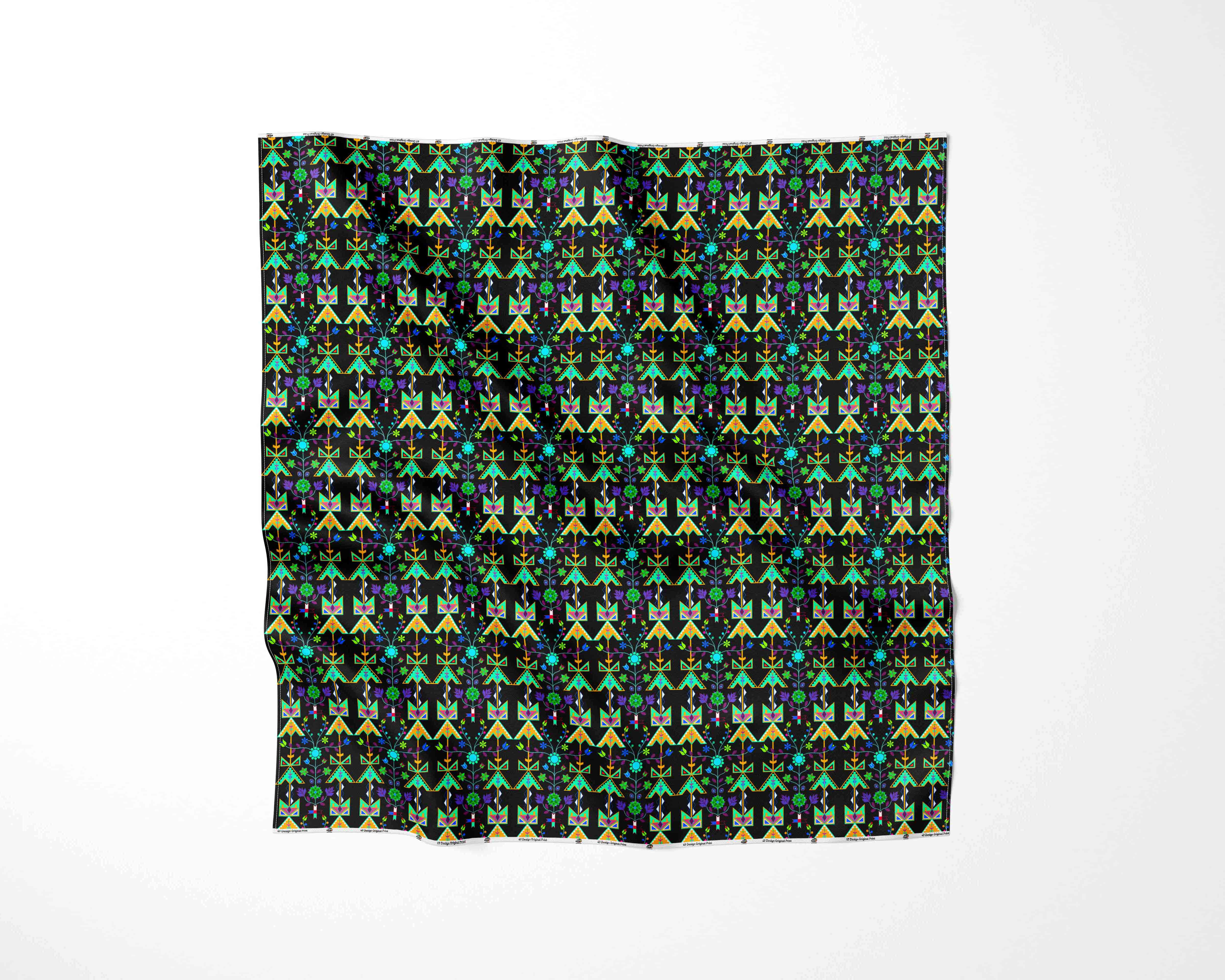 Itaopi Black Cotton Poplin Fabric