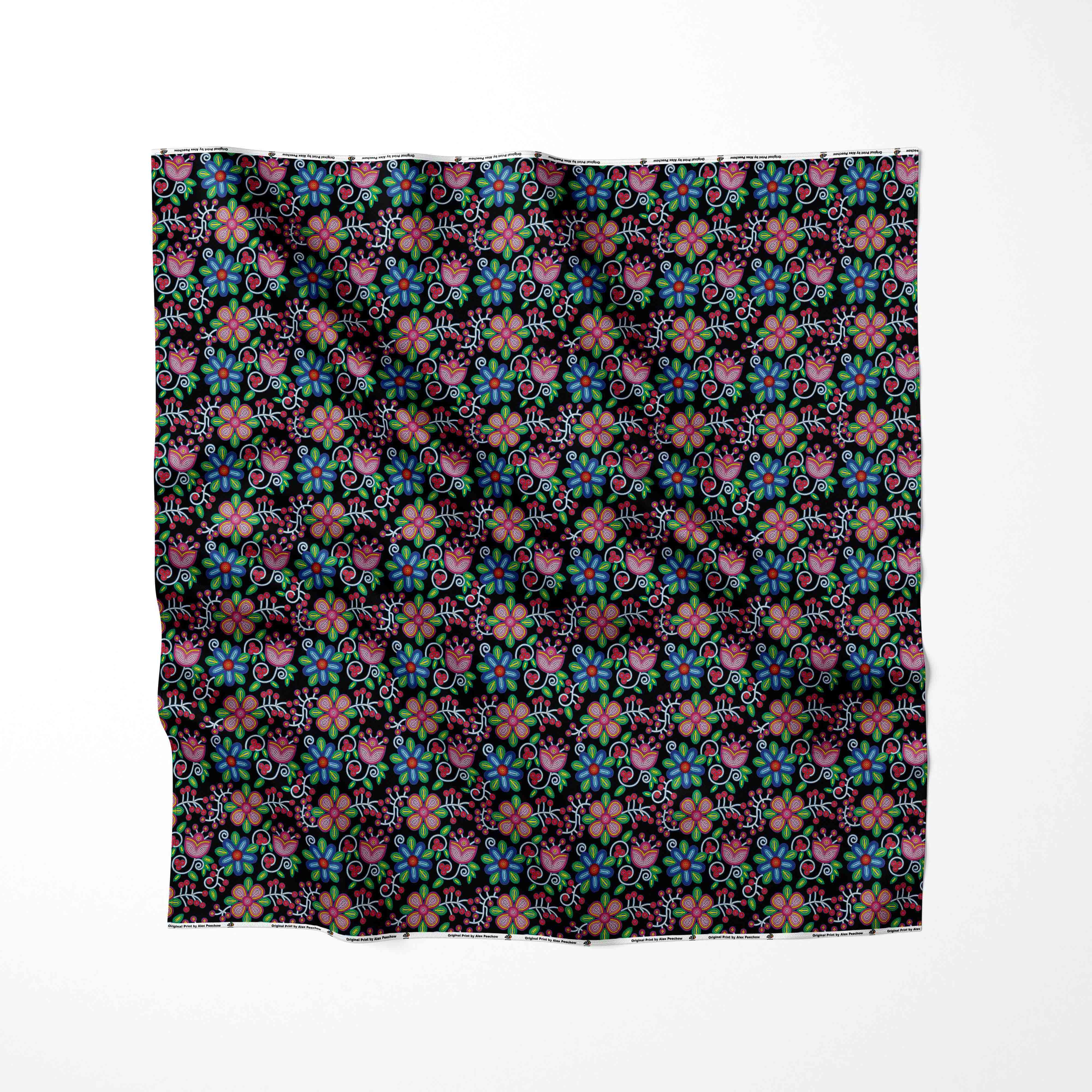 Midnight Garden Cotton Poplin Fabric By the Yard