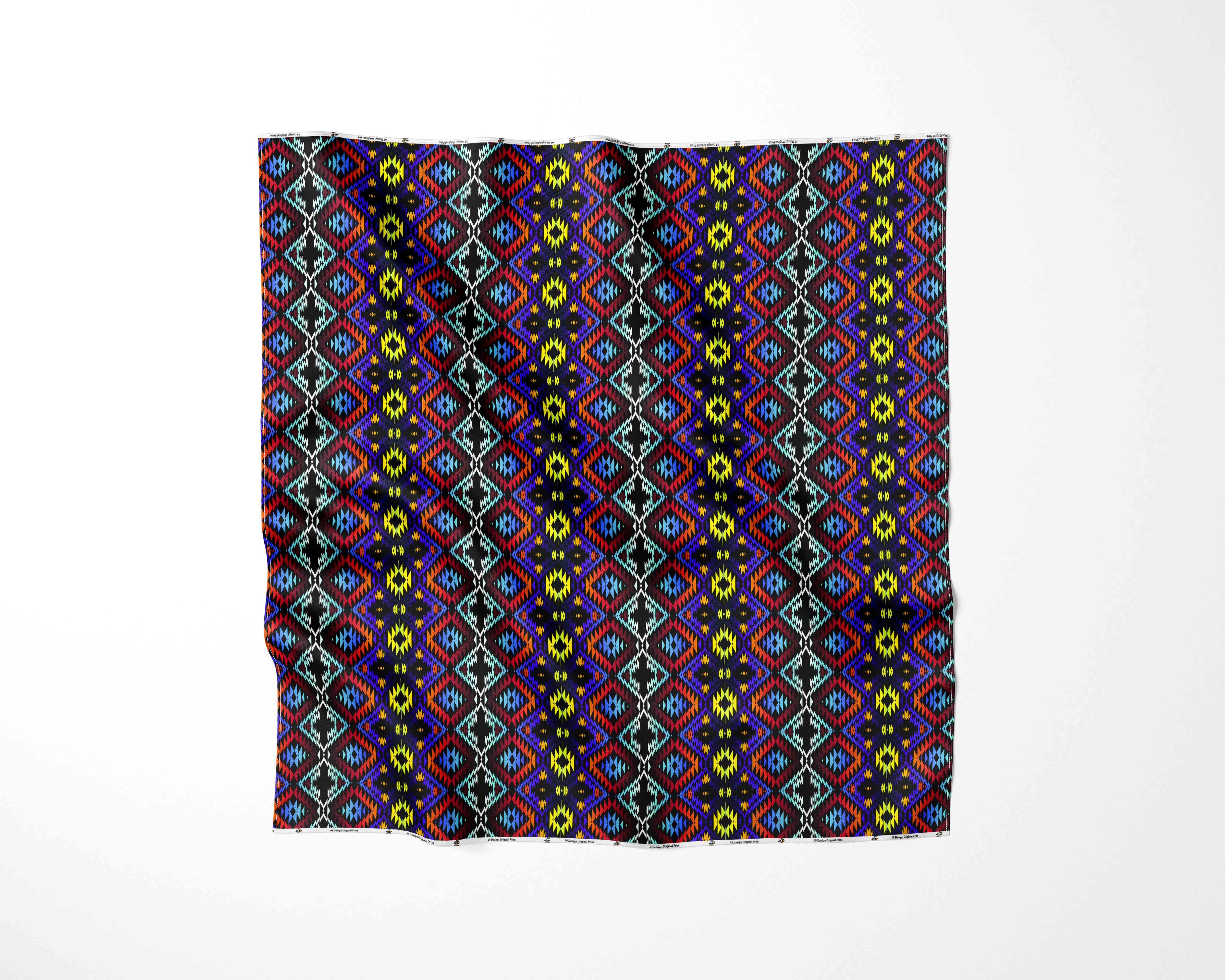 Taos Morning and Midnight Cotton Poplin Fabric