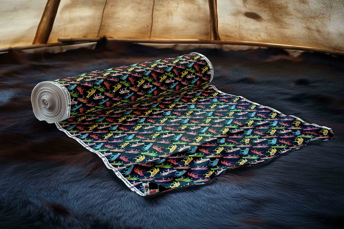 Gathering of the Wolves Cotton Poplin