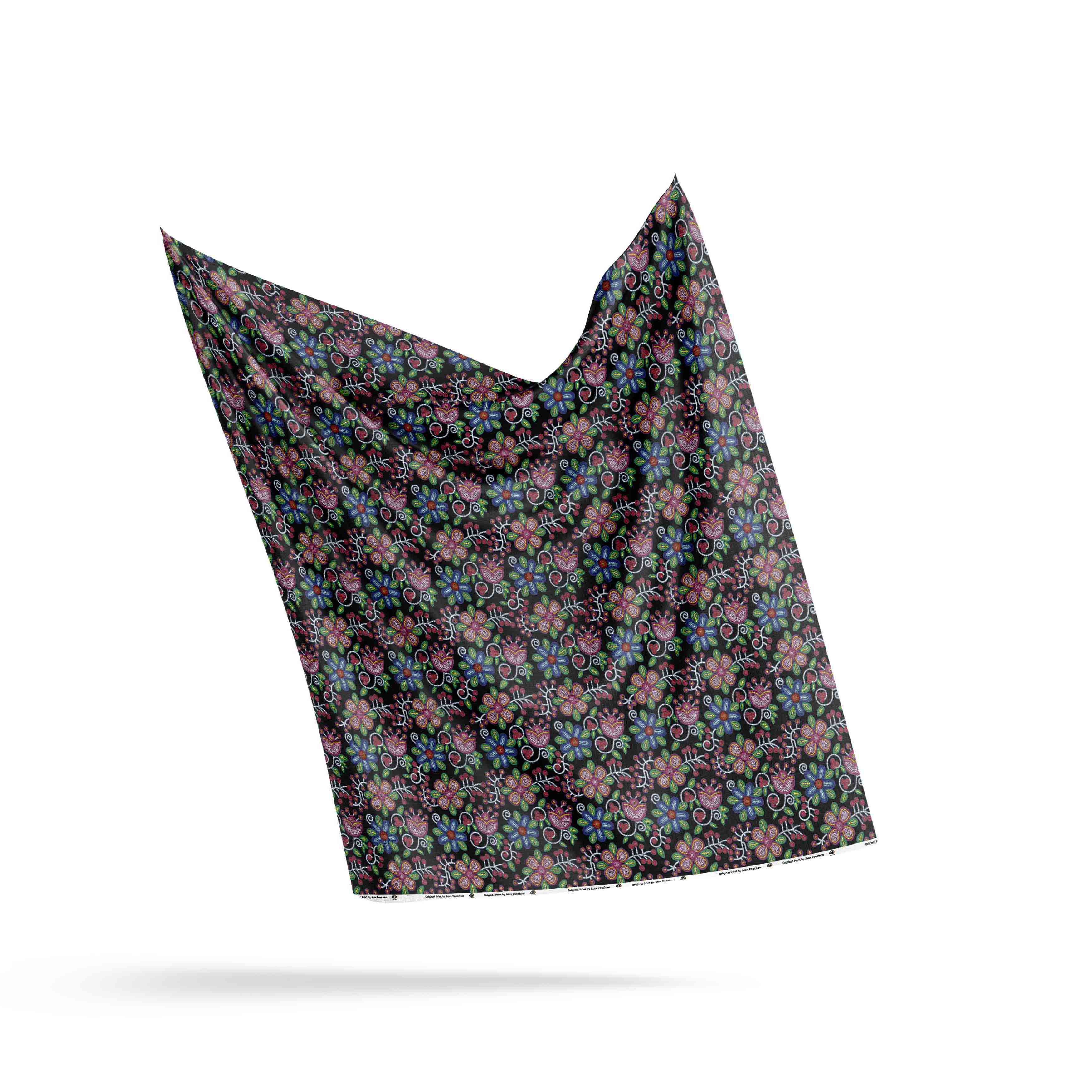 Midnight Garden Cotton Poplin Fabric By the Yard