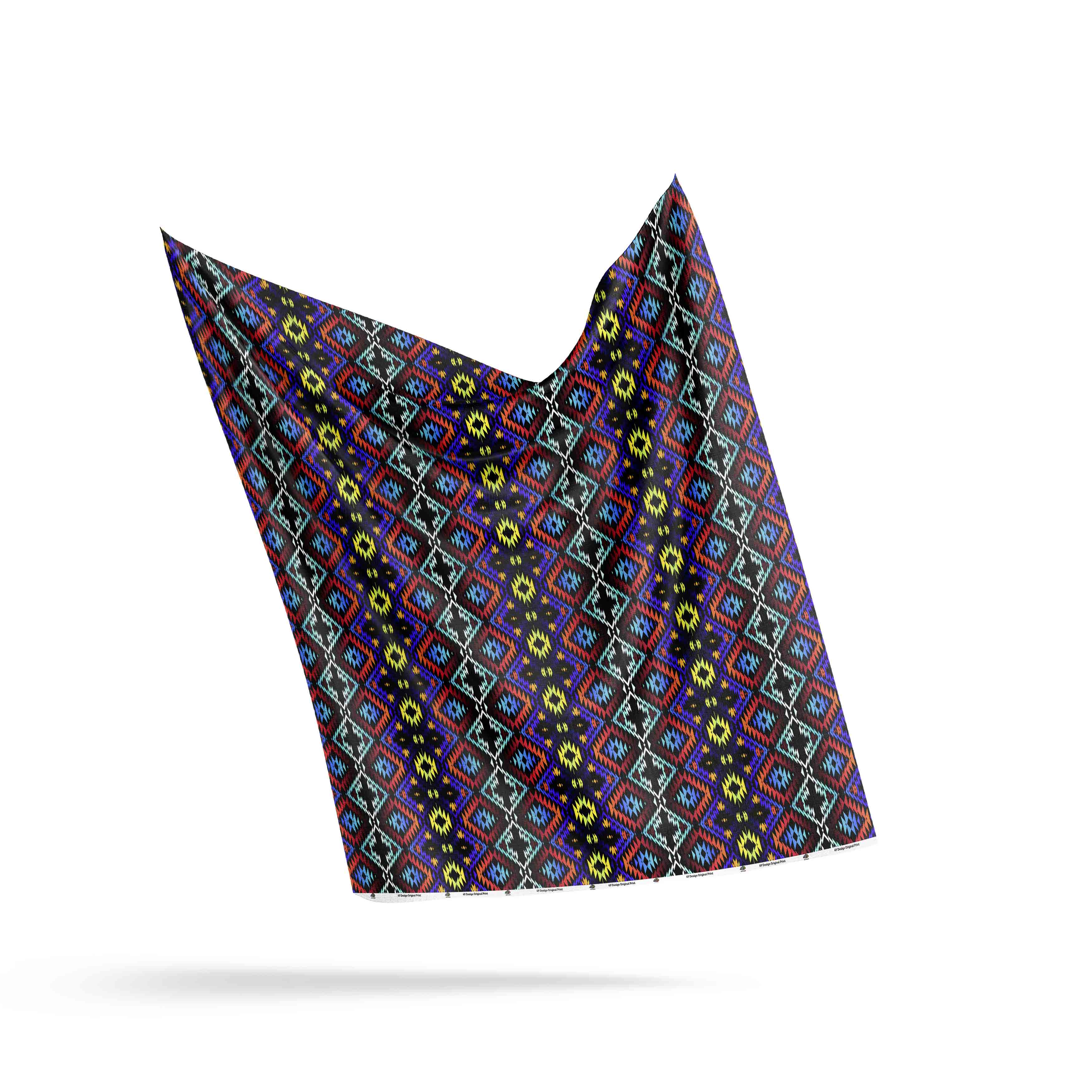 Taos Morning and Midnight Cotton Poplin Fabric