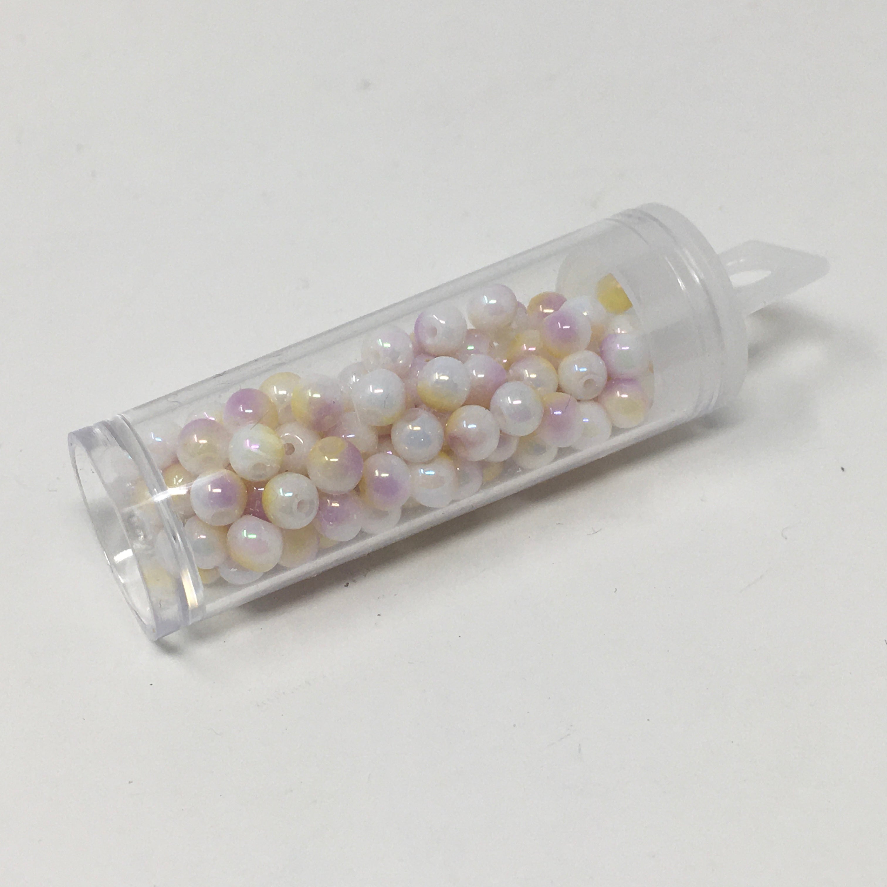 4mm Glass Seed Beads - Pearl