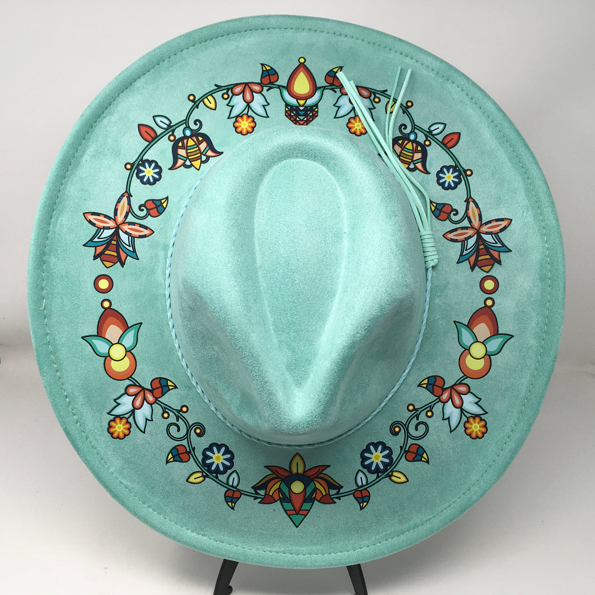 Stone Feather Fedora Hat
