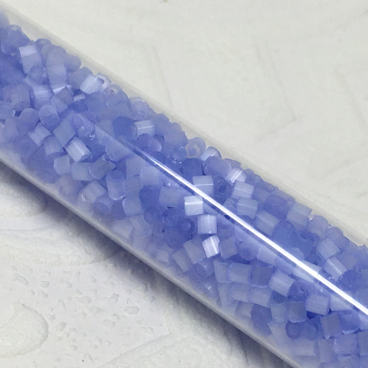 2mm Size 15/0 24g tube Cylindica Seed Beads Periwinkle
