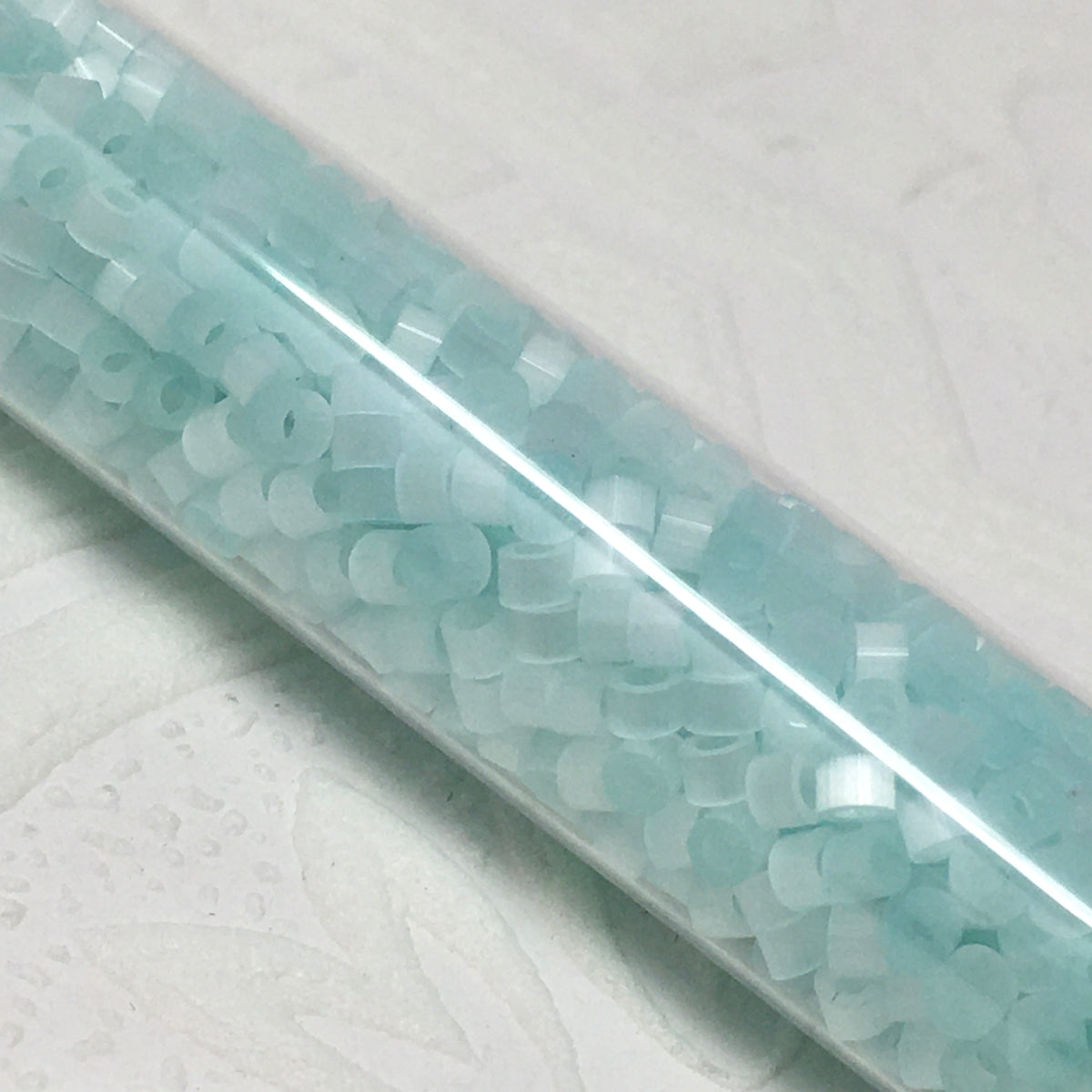 2.5mm Size 15/0 24g tube Cylindica Seed Beads Celeste