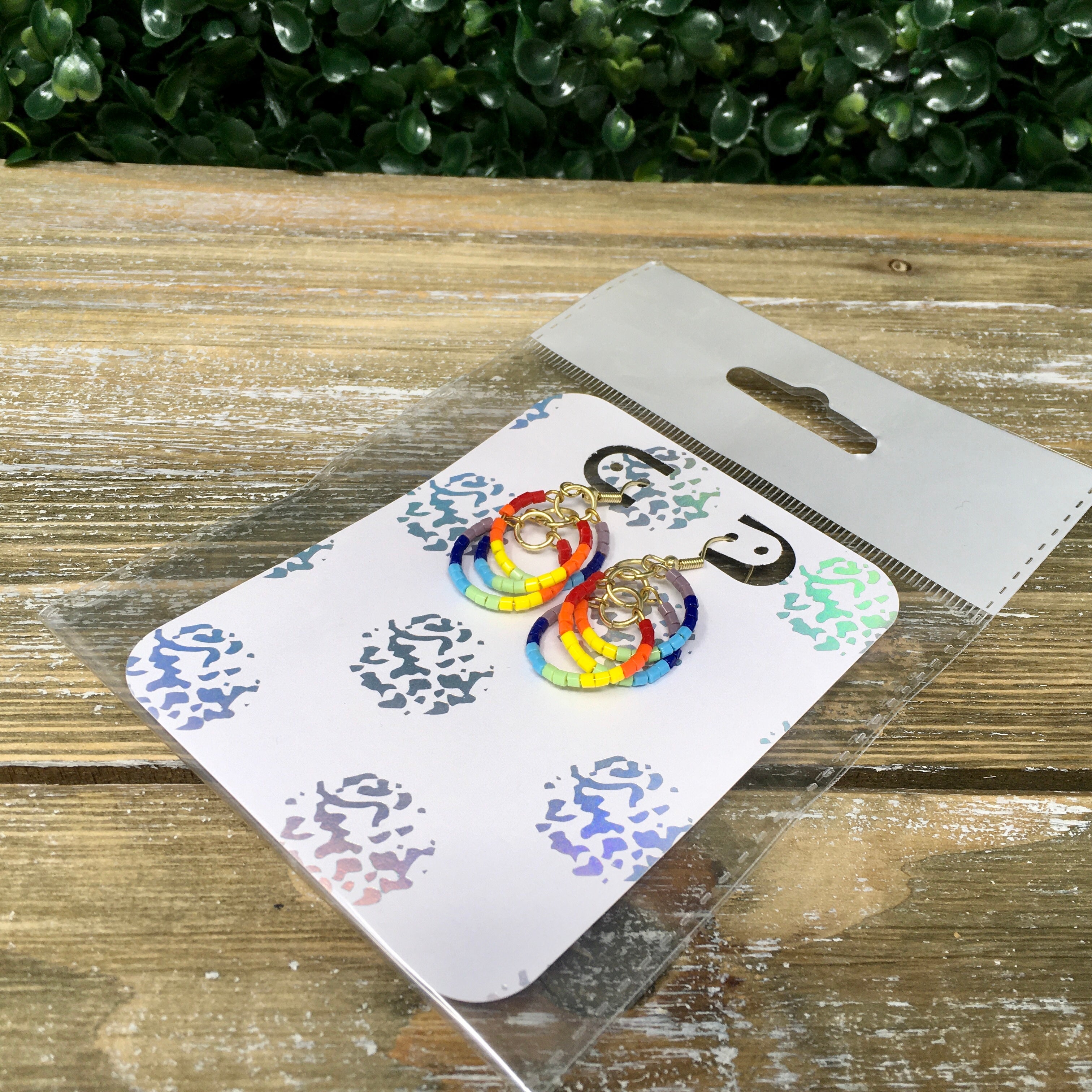 Geraldine Bekkattla Small Rainbow Hoops Earrings