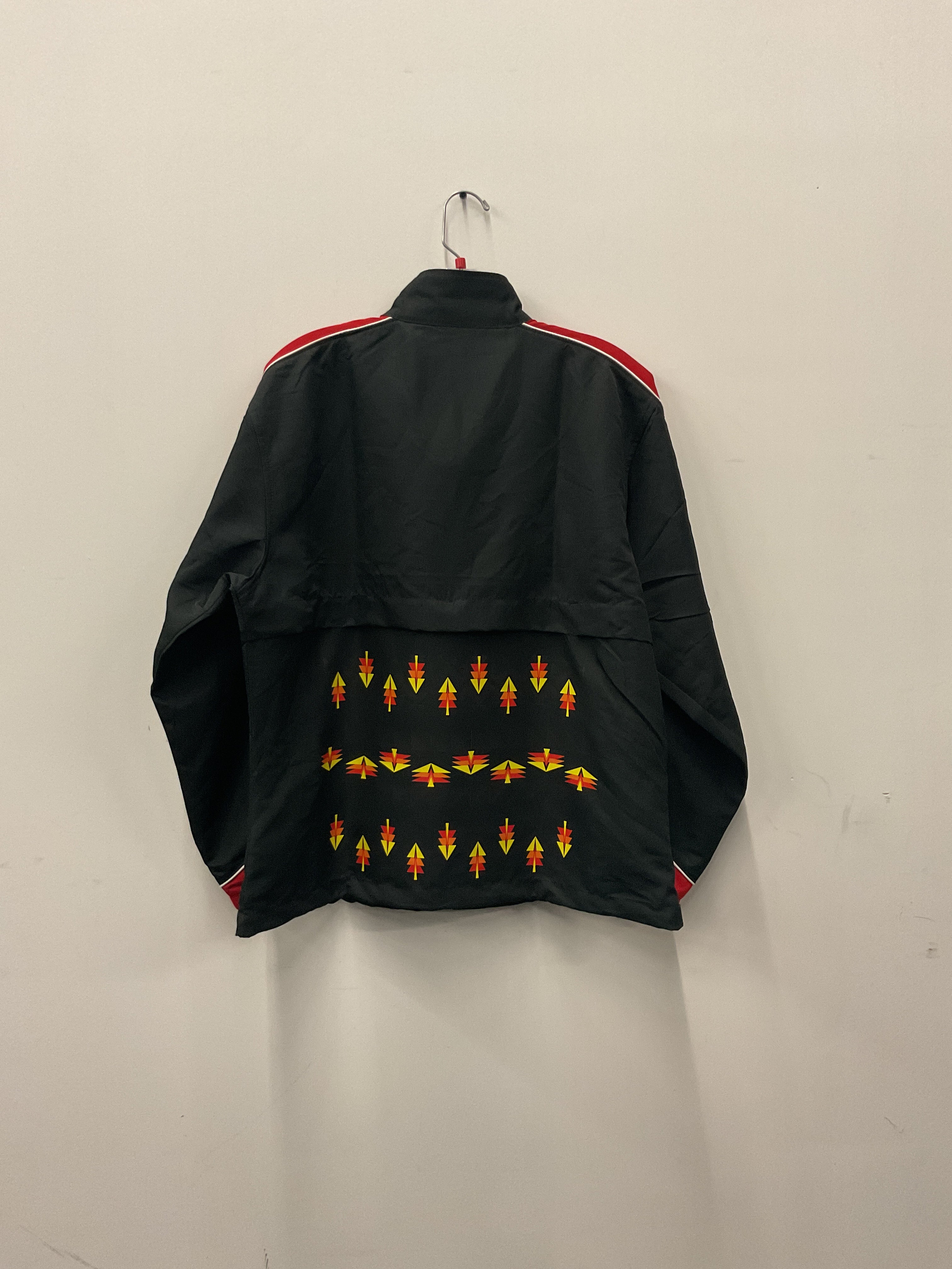 Handmade Black And Red Jacket With Transfer- Large