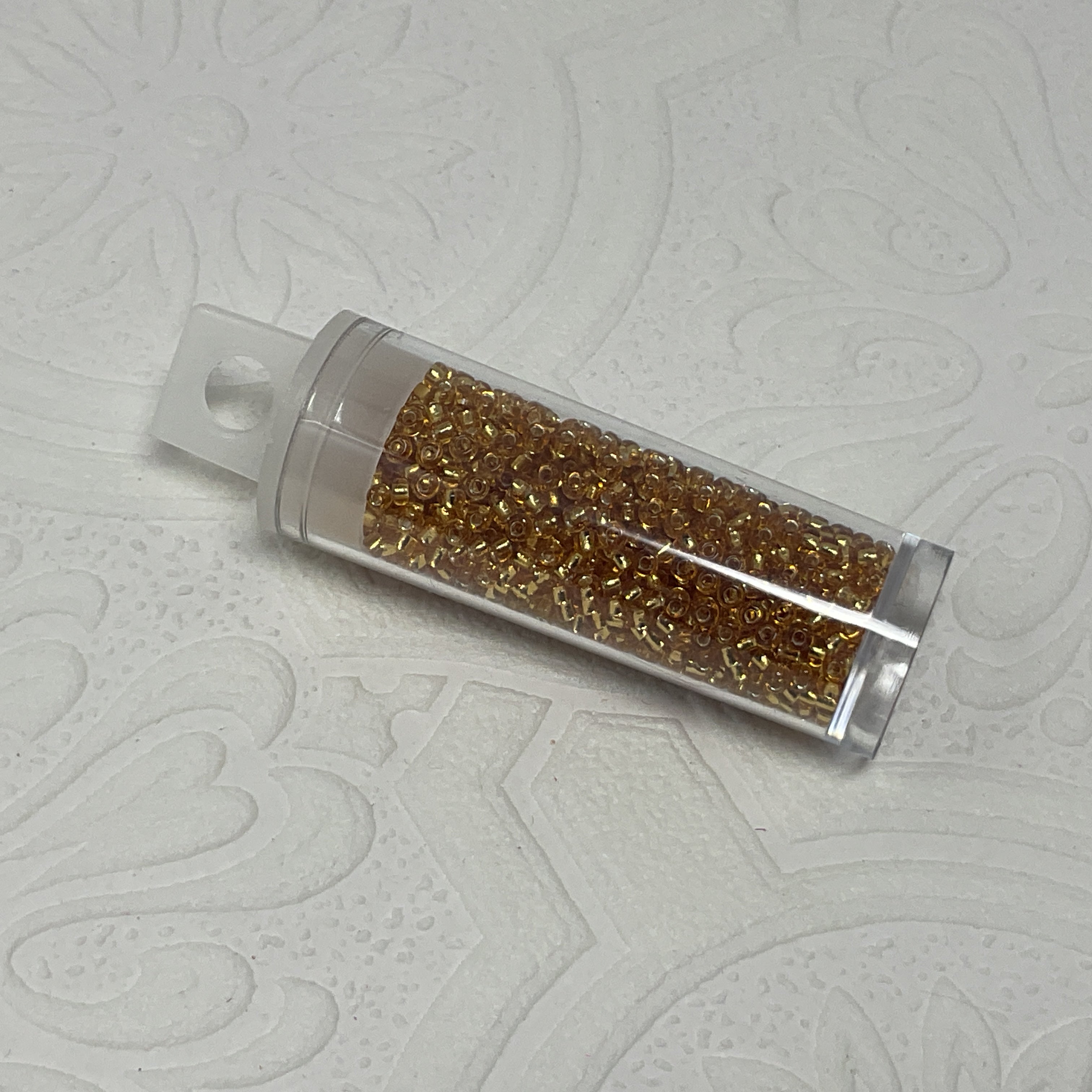 Silver Lined Seed Beads Size 11/0 - Rainbow Pyrite