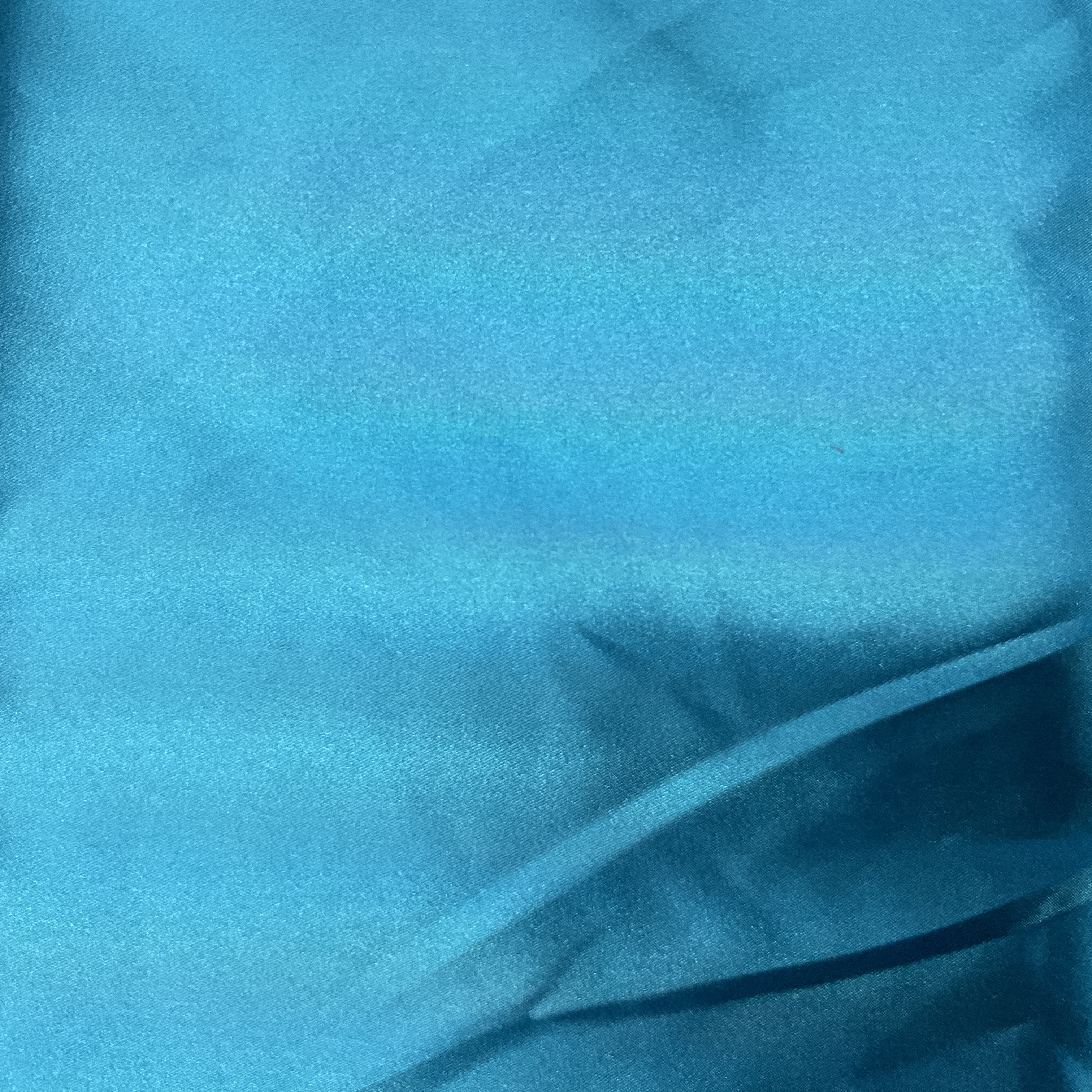 Satin Fabric Aqua