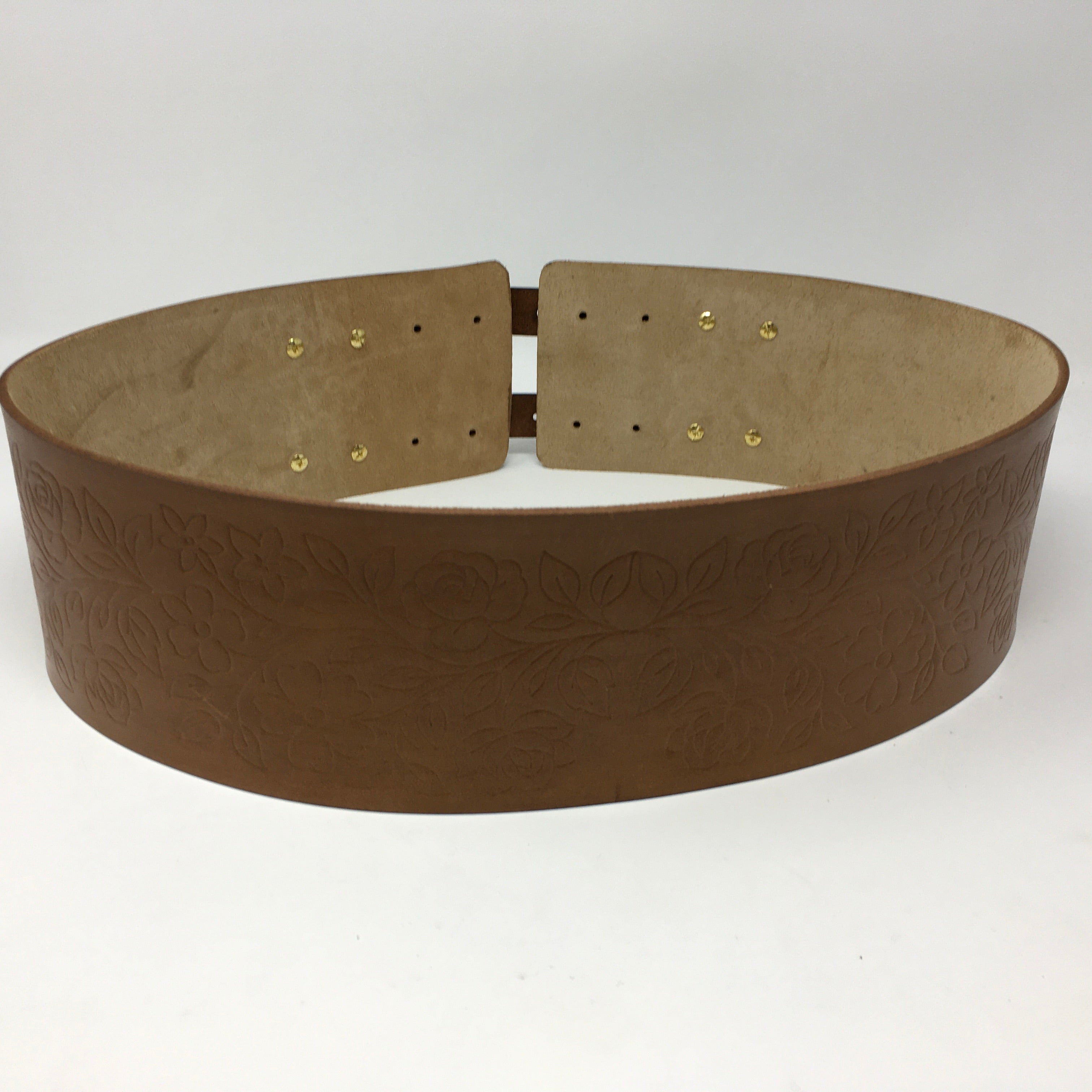 Handmade Buffalo Hide Powwow Belt