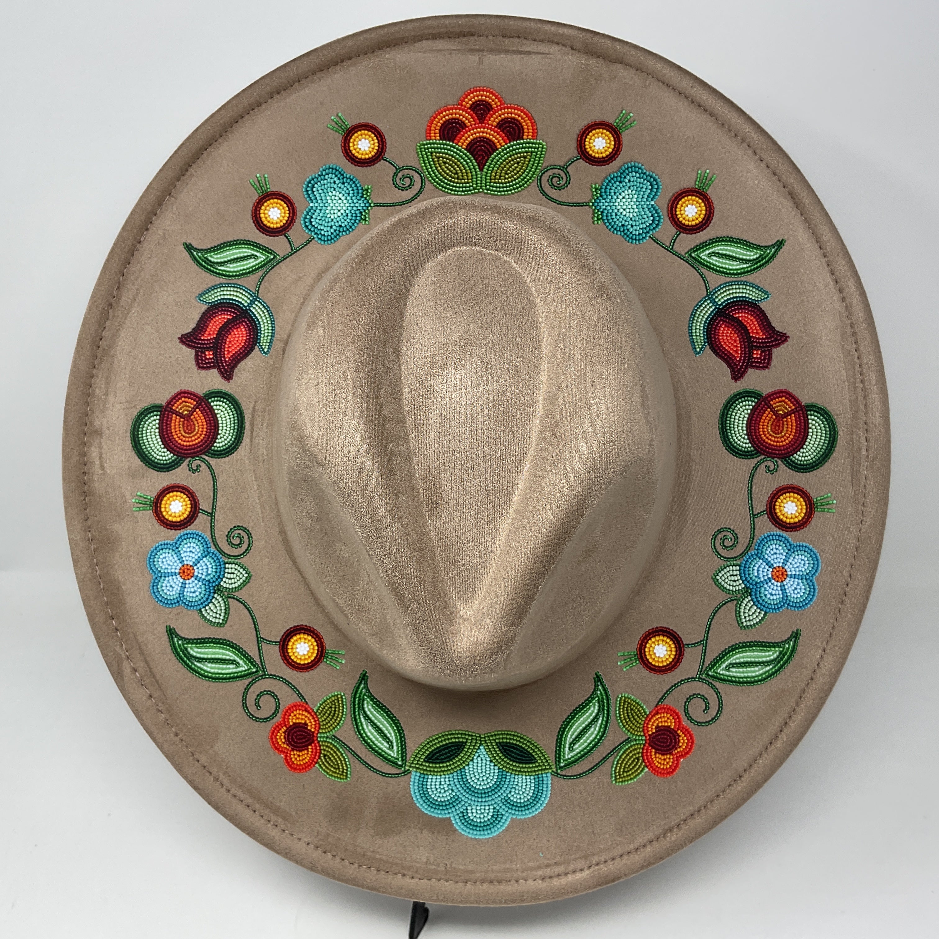 Prairie Fire Petals Fedora Hat