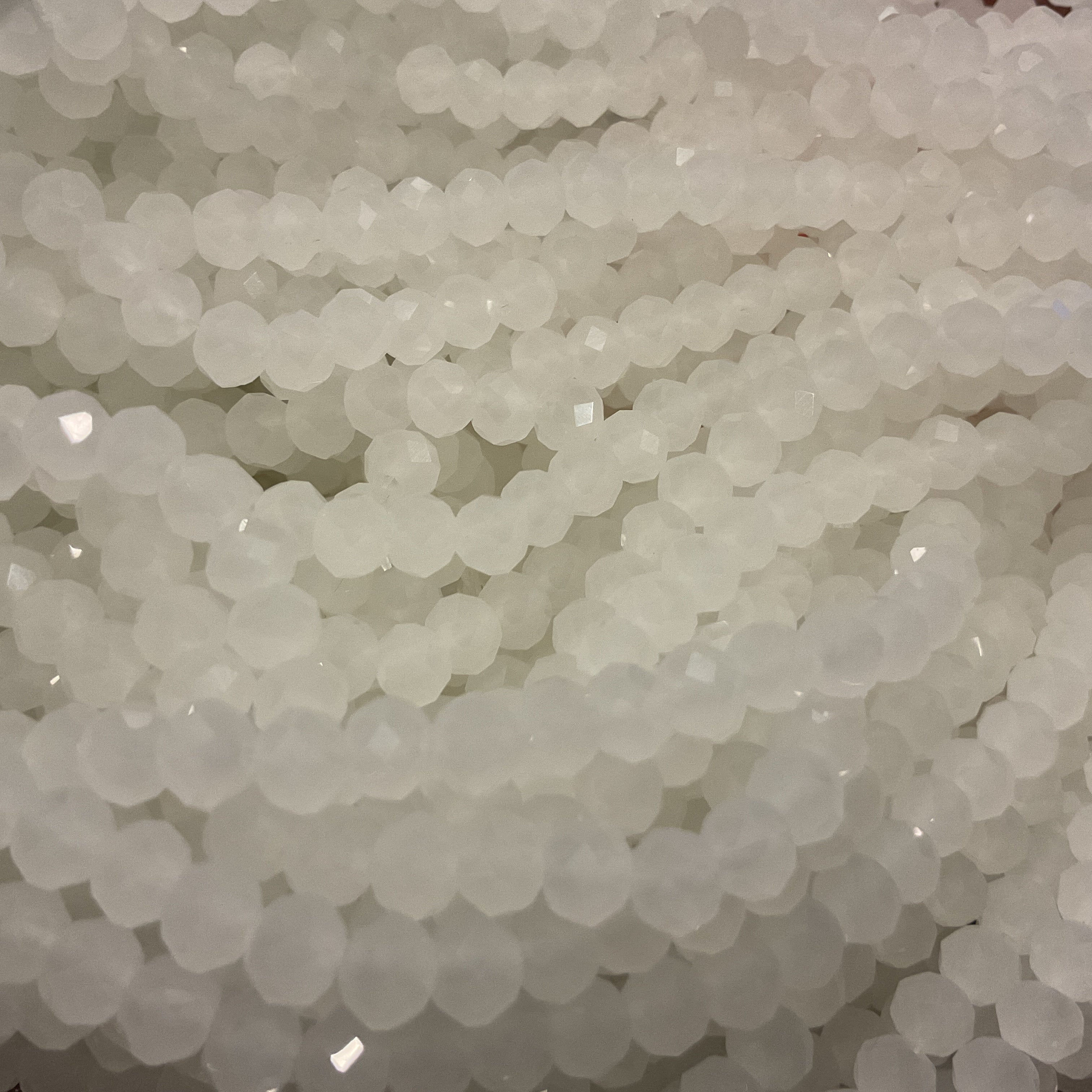 6mm Rondelle Glass Bead - Glow