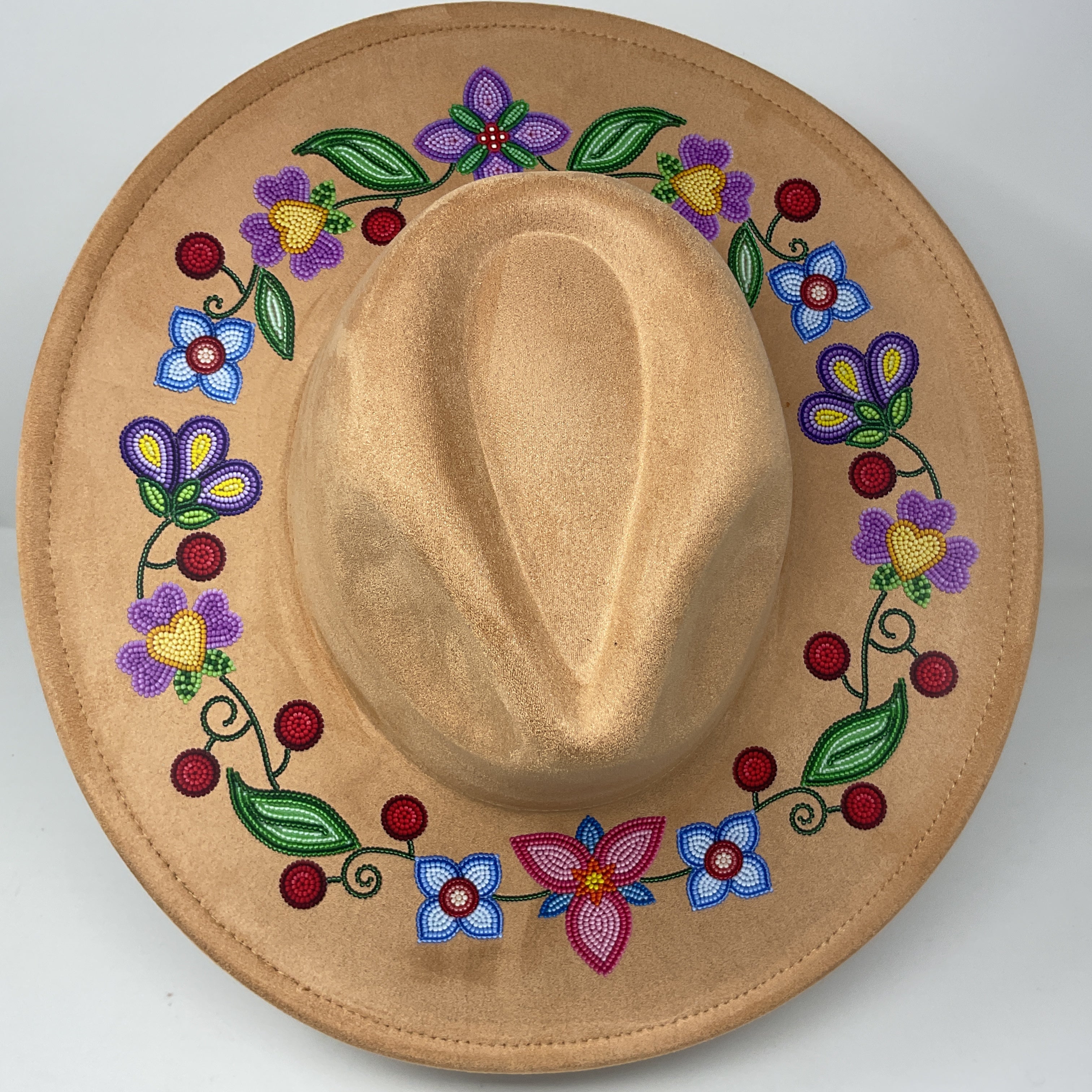 Petal Harmony Fedora Hat