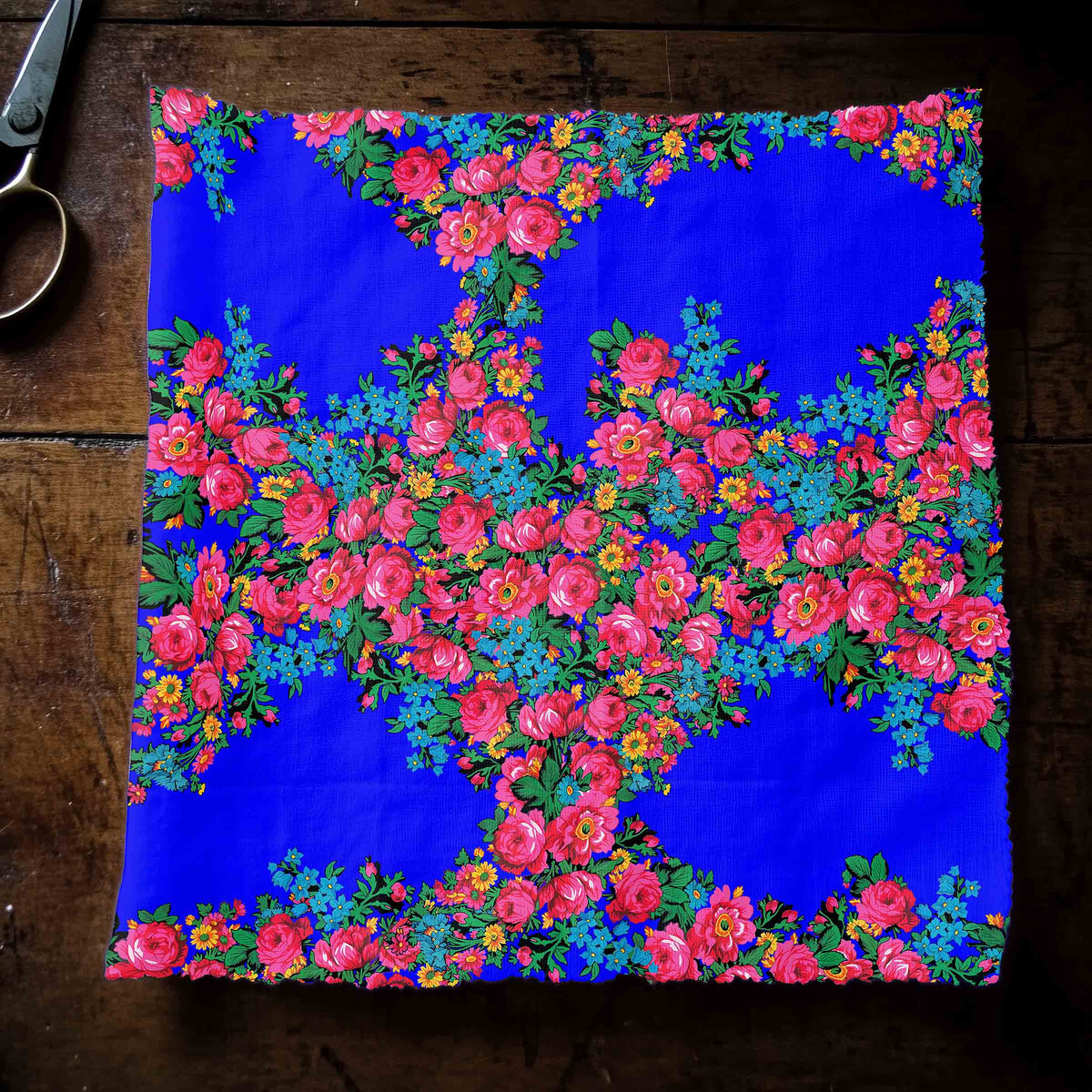 Kokum's Revenge Blue Cotton Poplin