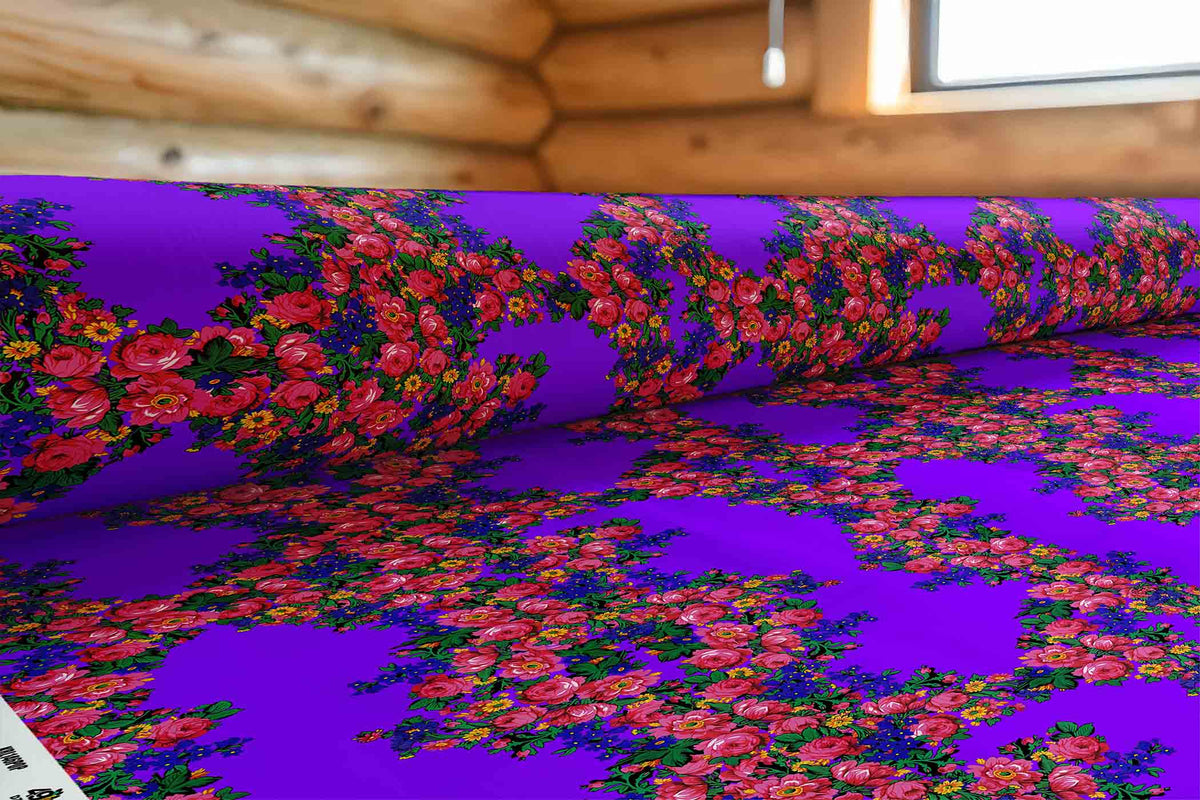 Kokum's Revenge Purple Cotton Poplin