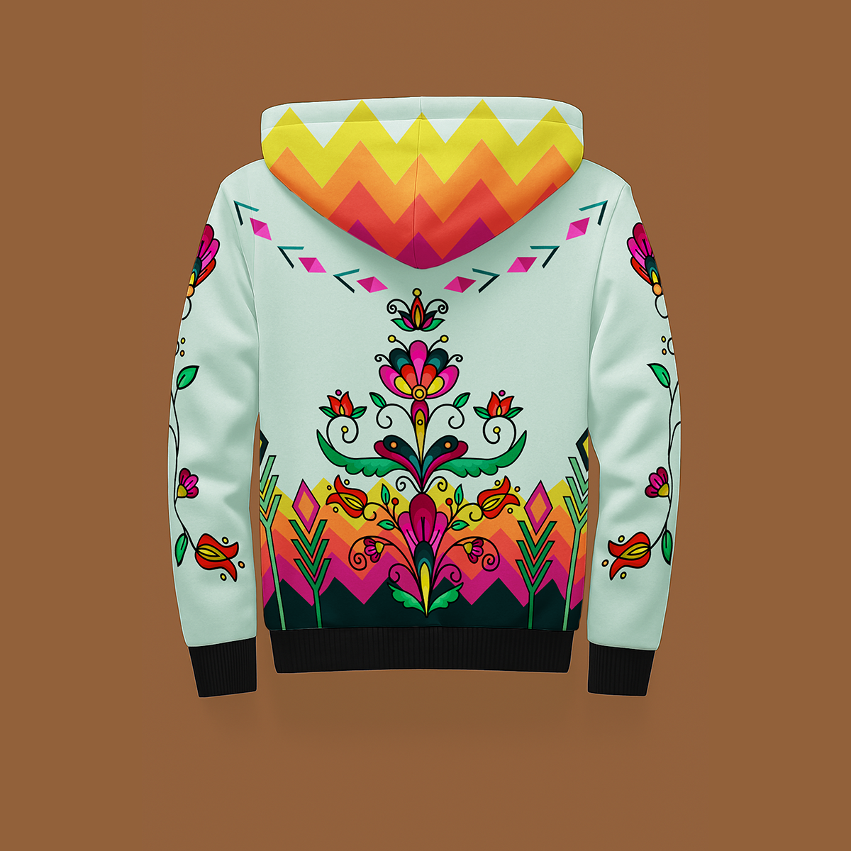 Autumn Kinship Wreath Women's Sherpa Hoodie