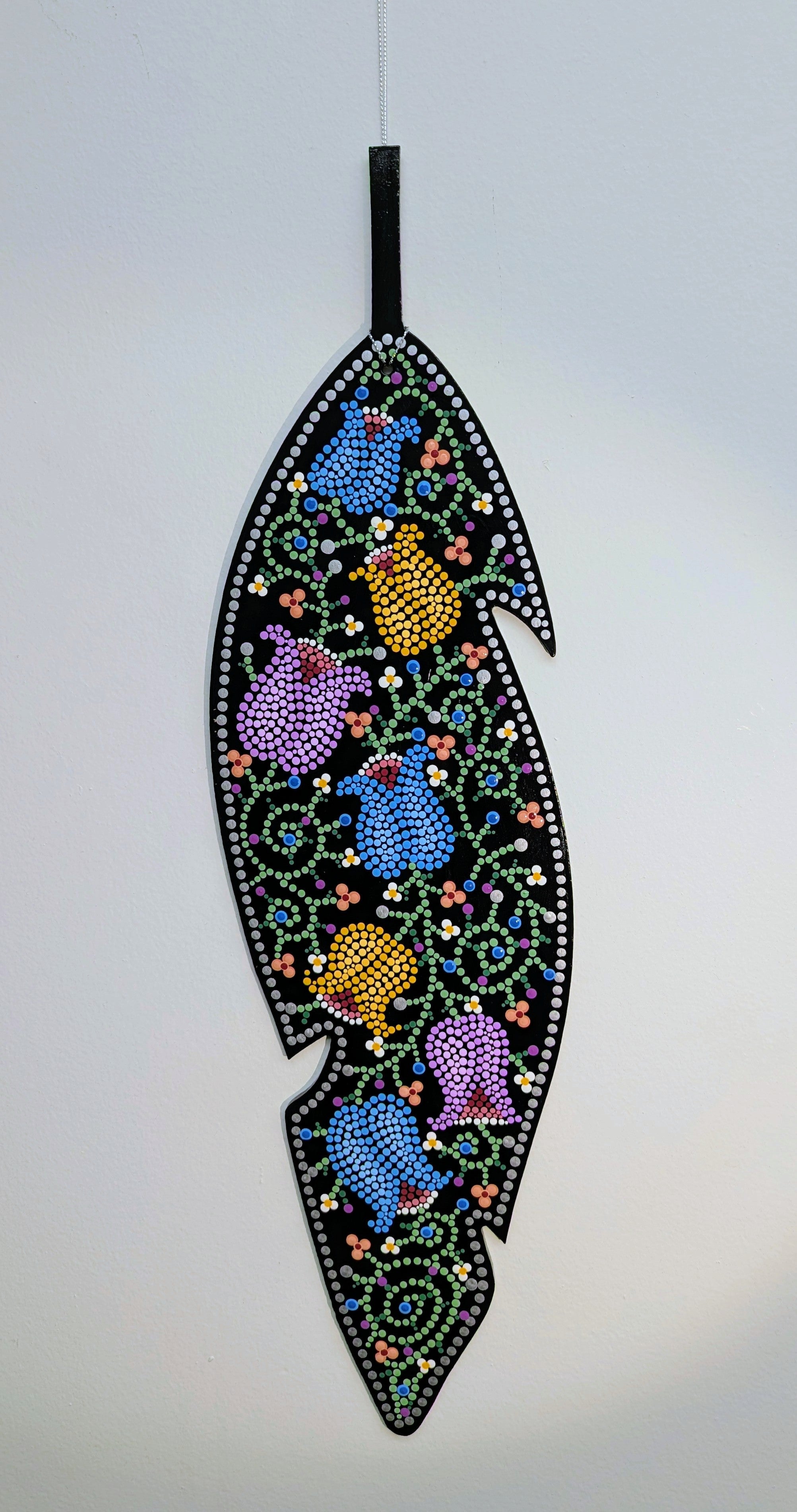 Dana Lisa Joy Feather Paintings