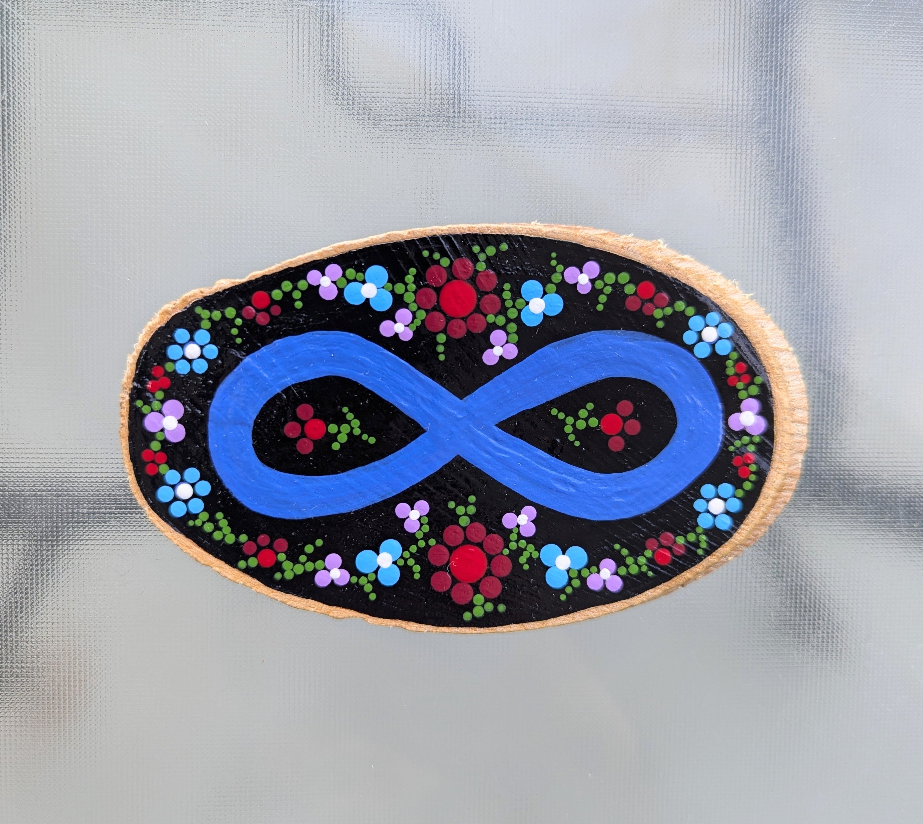 Dana Lisa Joy Wood Slice Magnets