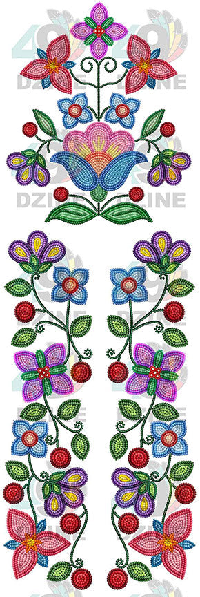 Petal Harmony Beadwork Set Various Sizes