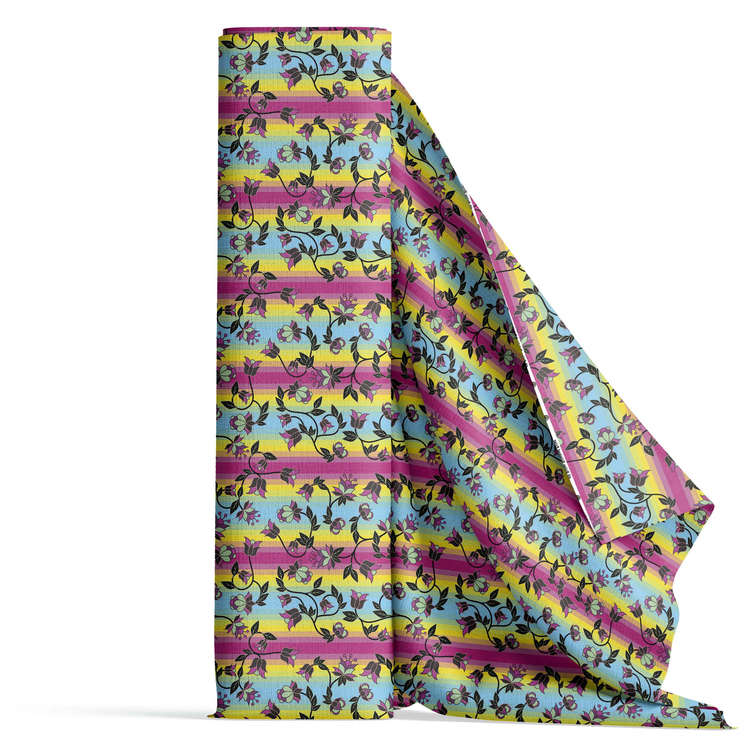 Powwow Carnival Cotton Poplin Fabric By the Yard