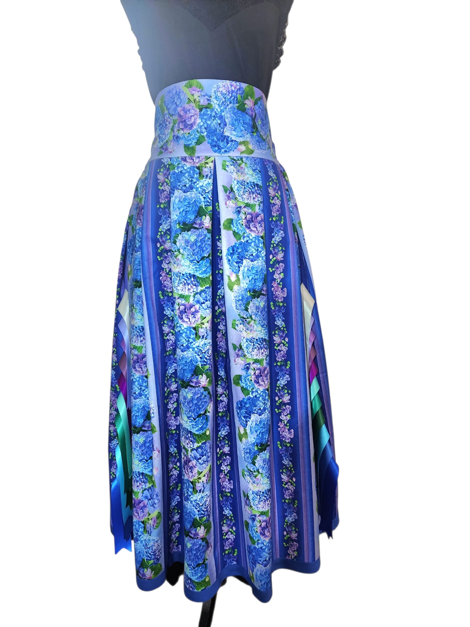 RezRibbons Handmade Radiant Blue Ribbon Skirt