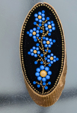 Dana Lisa Joy Wood Slice Magnets