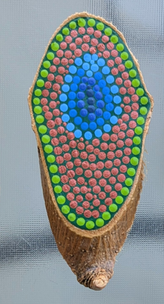 Dana Lisa Joy Wood Slice Magnets