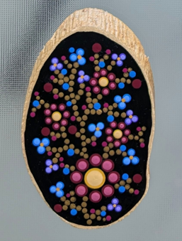 Dana Lisa Joy Wood Slice Magnets