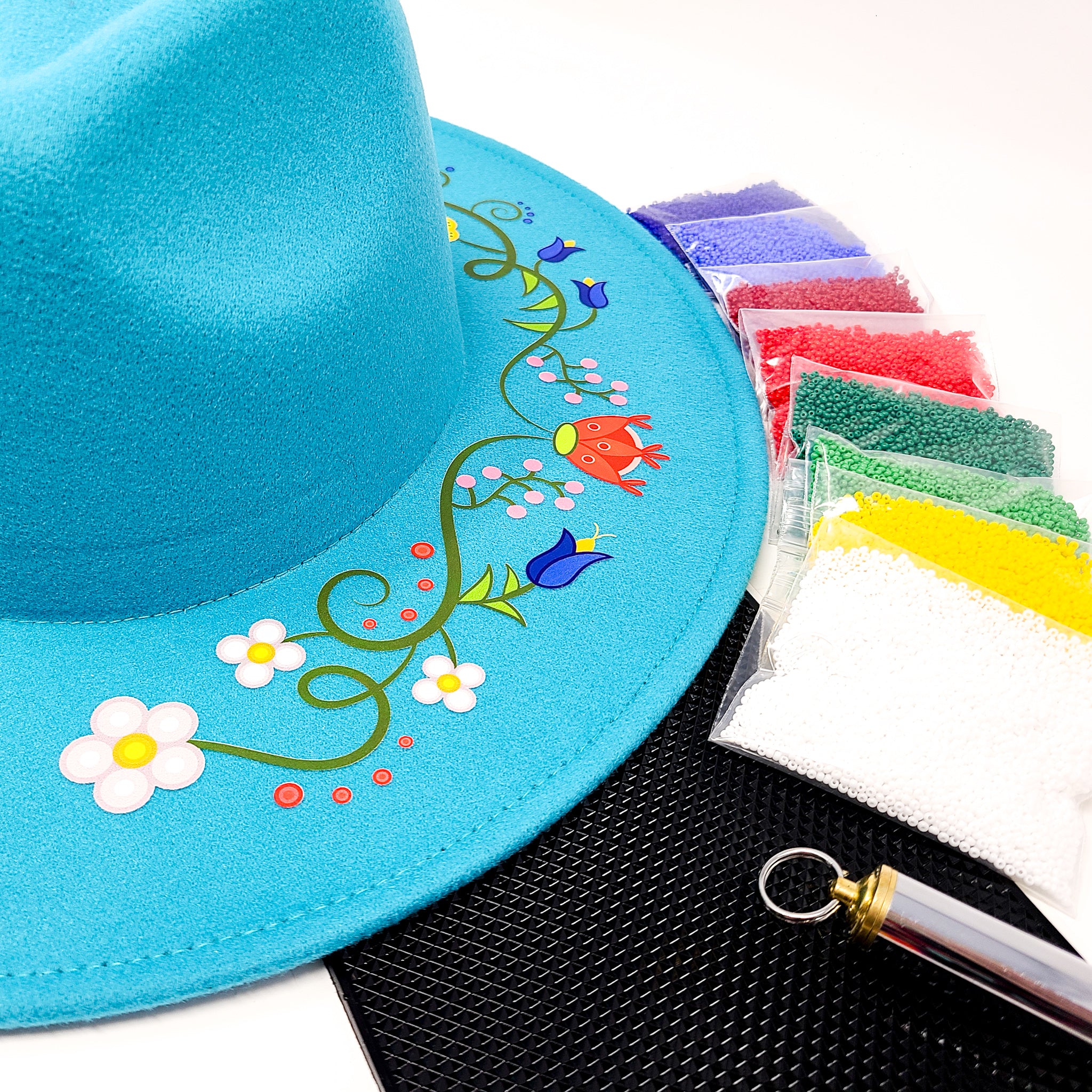 Beaded Fedora Hat Level 2 Class
