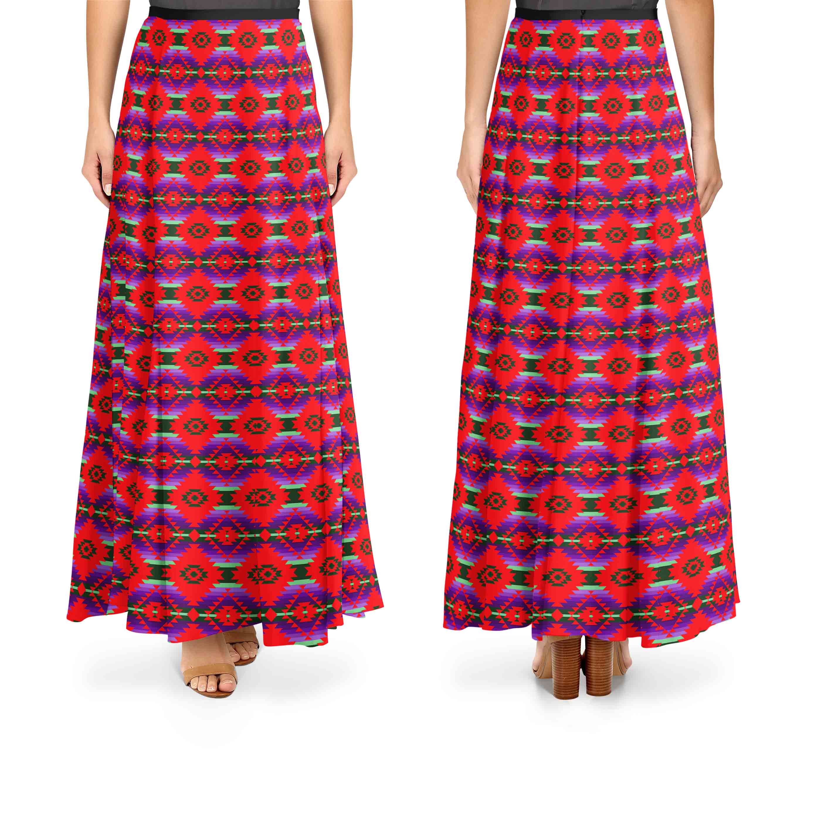Cree Confederacy Chicken Dance Cotton Poplin Fabric By the Yard