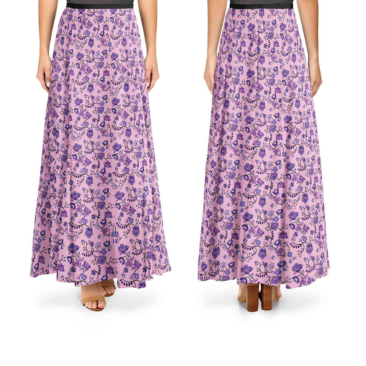 Purple Floral Amour Cotton Poplin