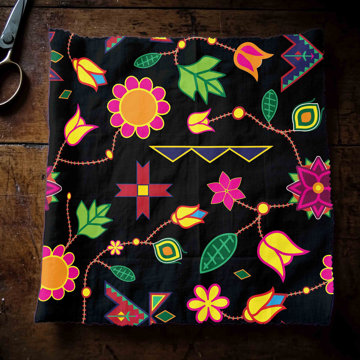 Spring Floral Lodge Cotton Poplin