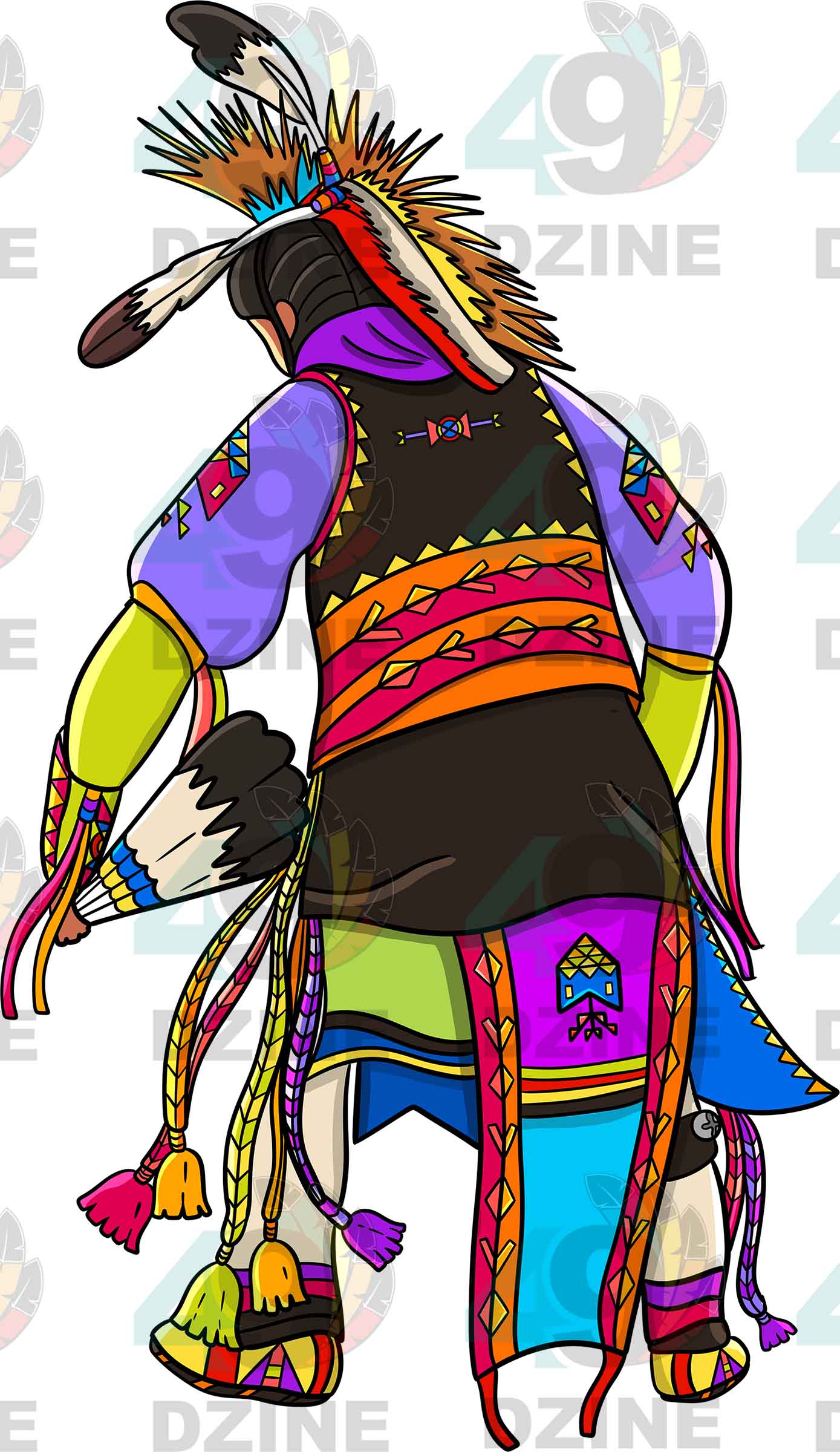 Straight Dancer Men 5 Sticker