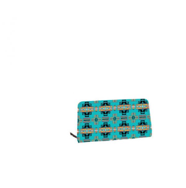 Geometric Zipper Wallet
