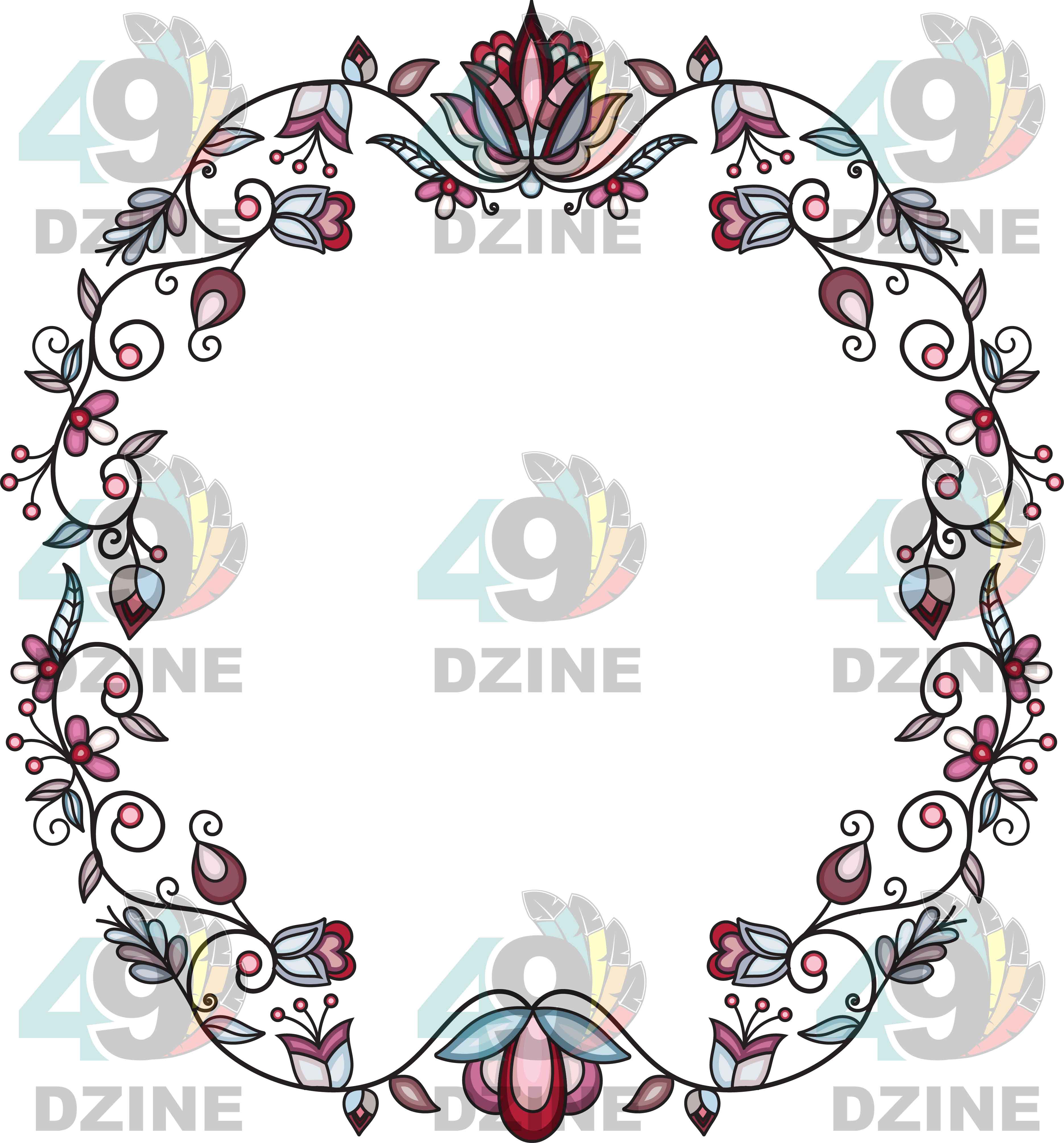 Winter Roseblush Hat Transfer