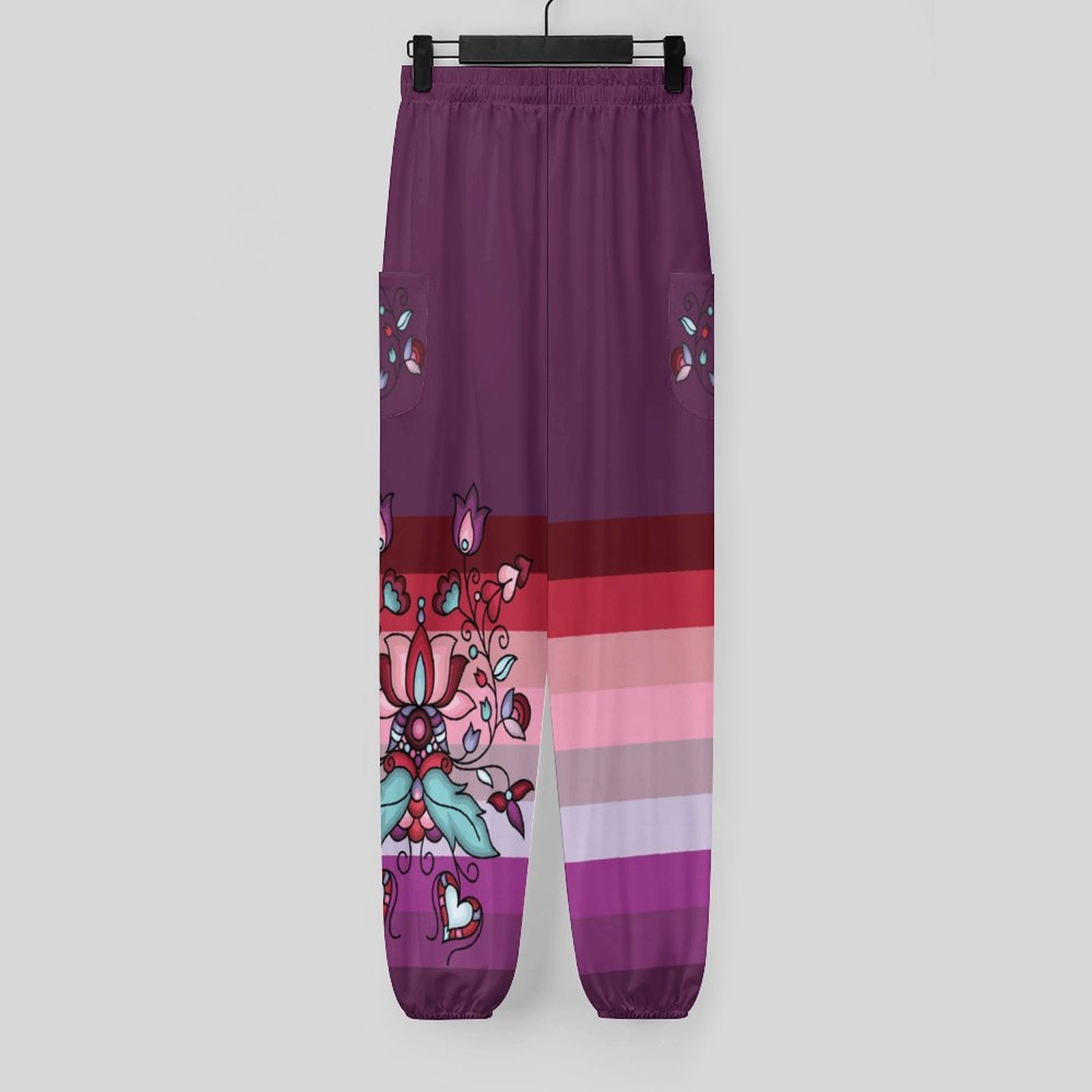 Snowlit Petal Dreams Ribbon Joggers Sample