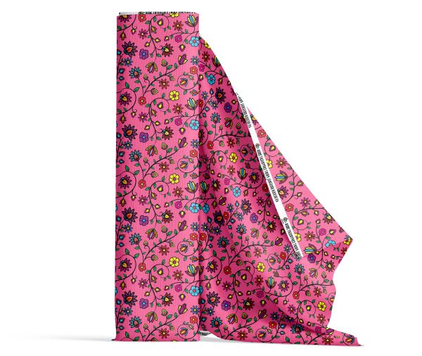 Nature's Nexus Blush Cotton Fabric